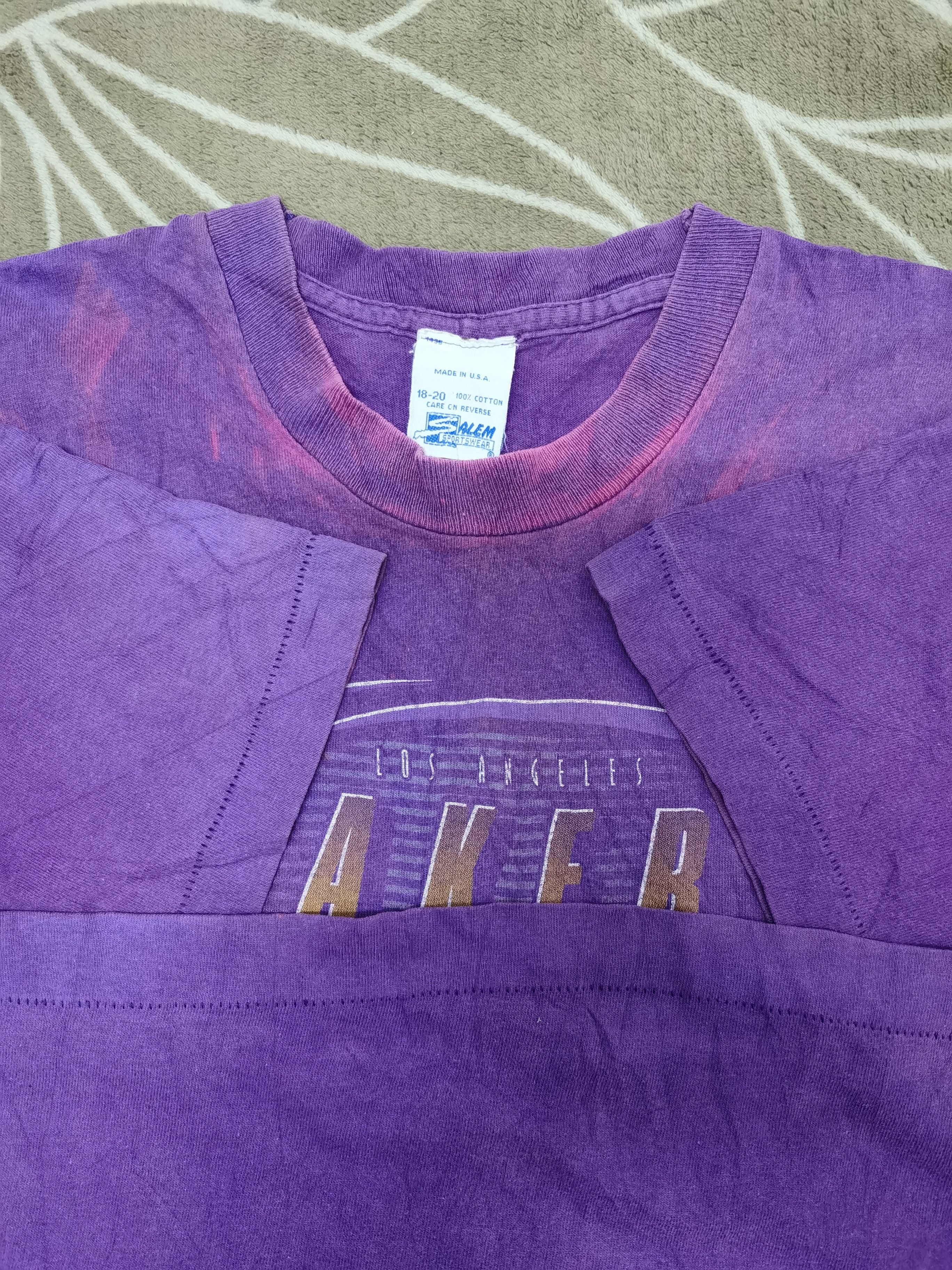 NBA × Salem Sportswear Vintage L.A. Lakers T shirt Size US M / EU 48-50 / 2 - 7 Thumbnail