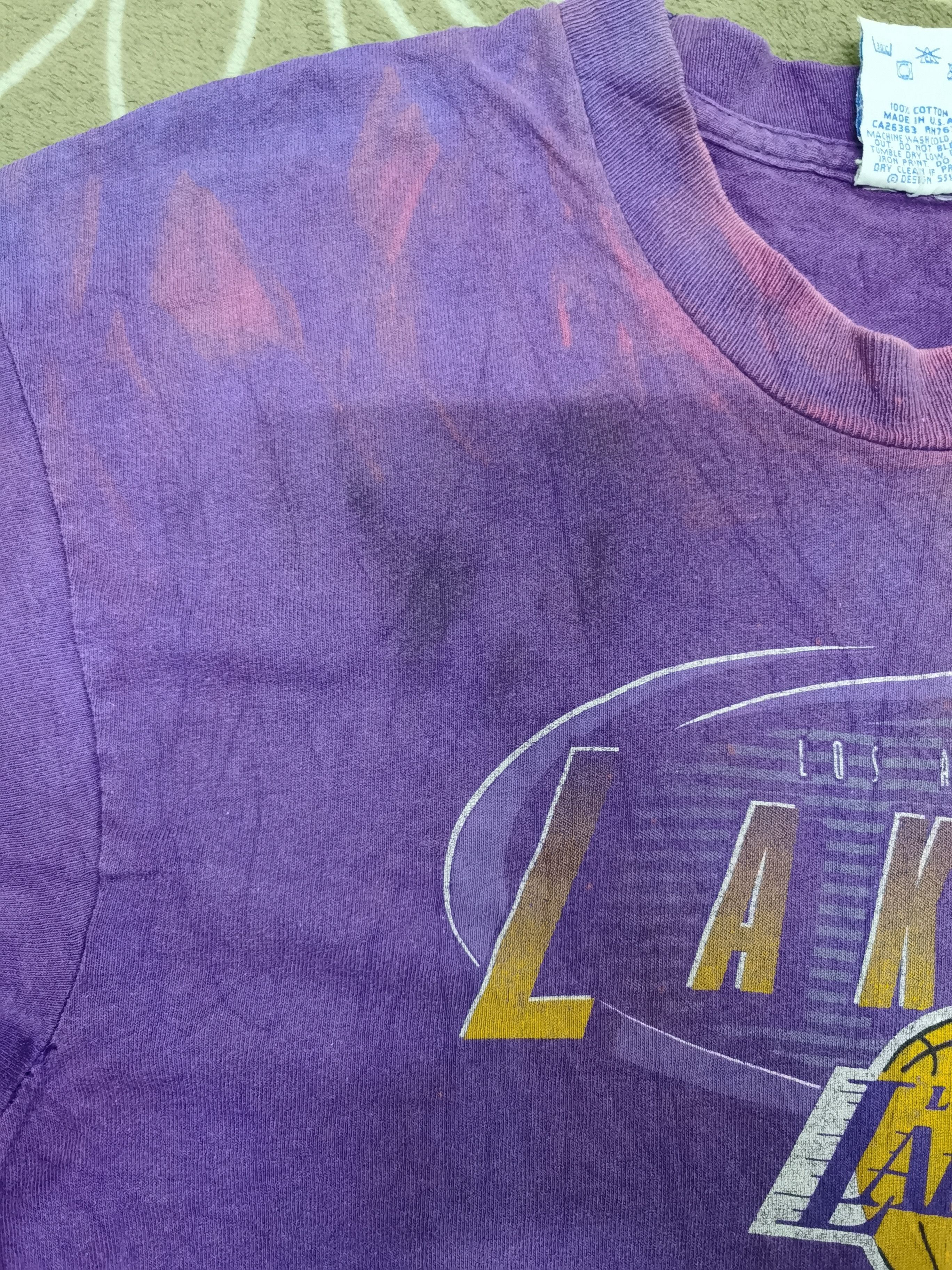 NBA × Salem Sportswear Vintage L.A. Lakers T shirt Size US M / EU 48-50 / 2 - 3 Thumbnail