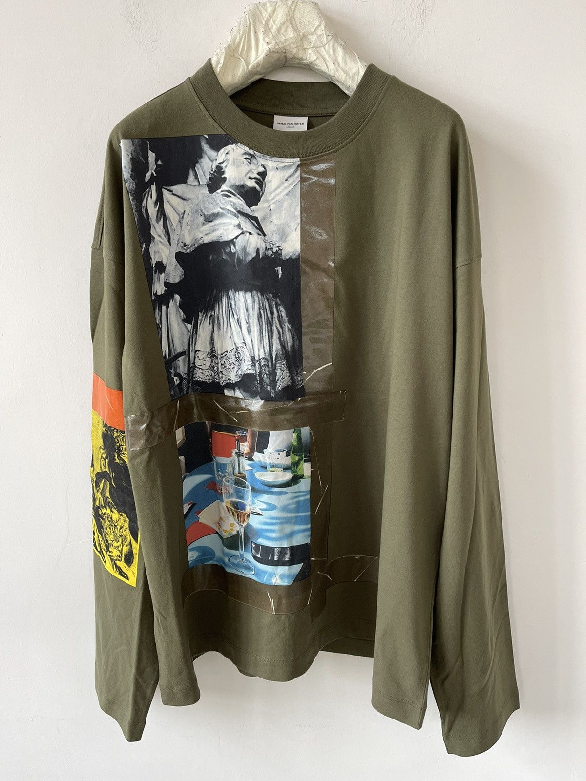 Dries Van Noten Dries Van Noten Graphic Print Oversized LS T-Shirt SS22 Size US S / EU 44-46 / 1 - 1 Thumbnail