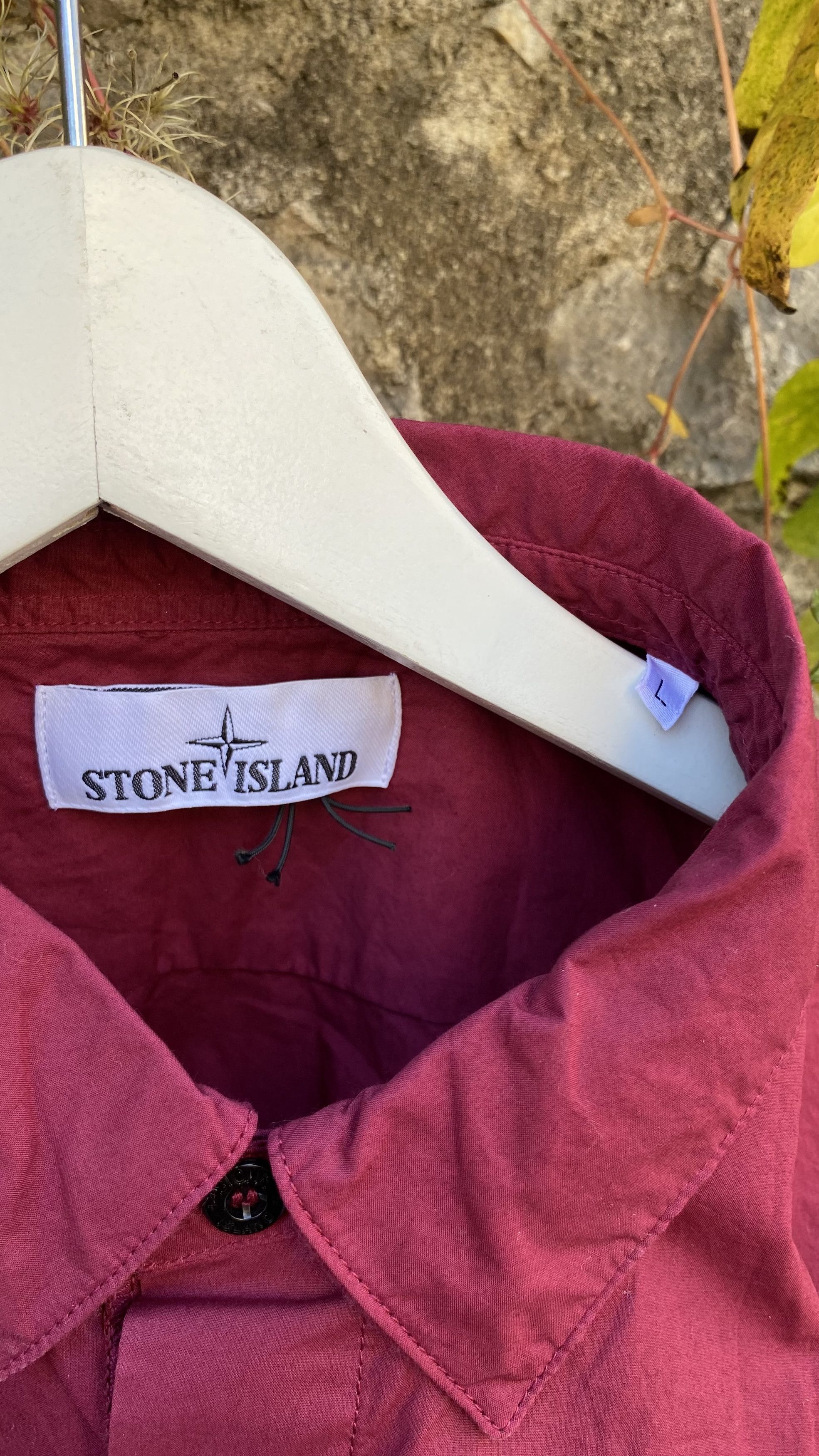 Stone Island Stone Island embroidered logo shirt (691512501) Size US L / EU 52-54 / 3 - 3 Thumbnail