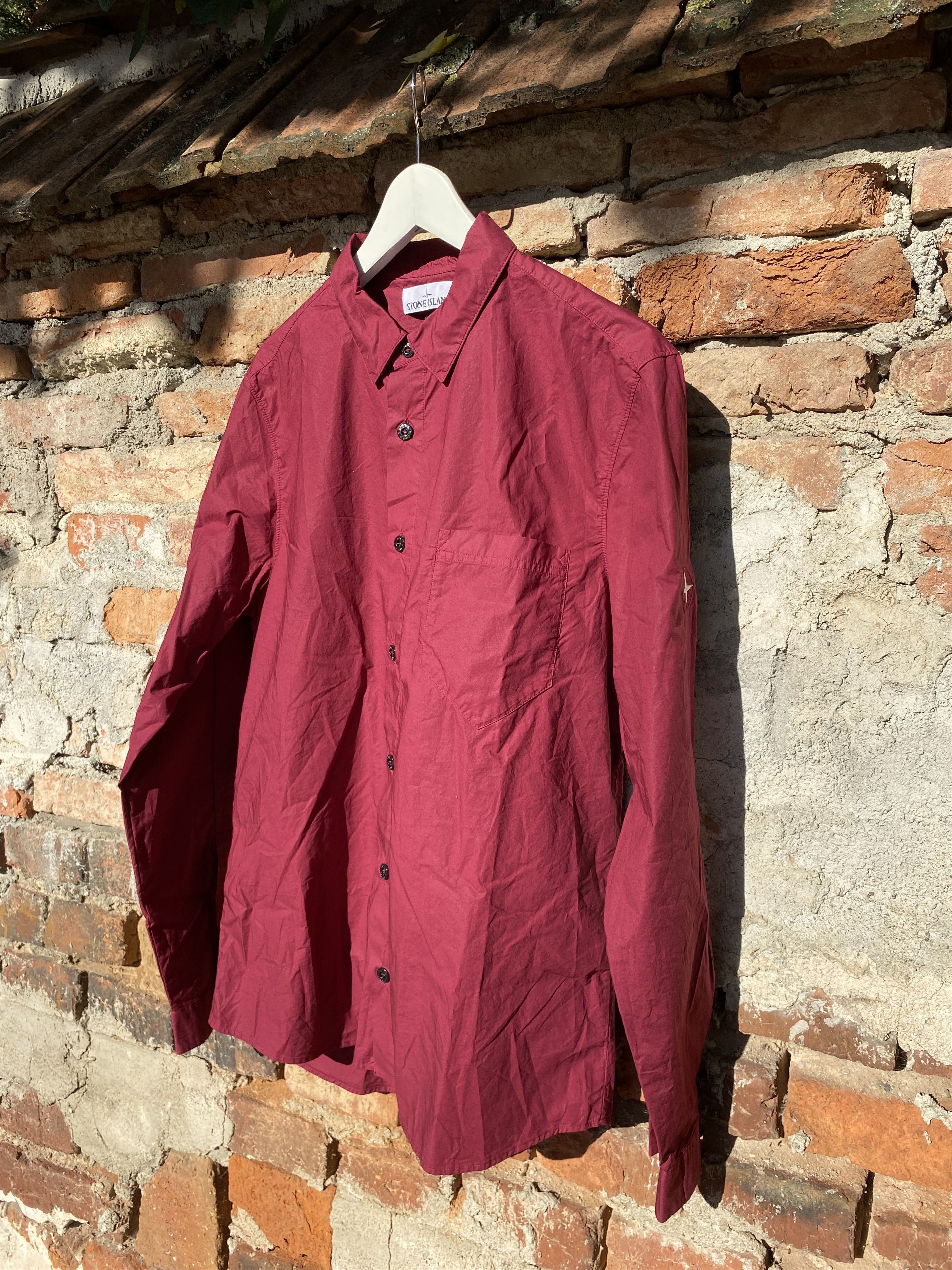 Stone Island Stone Island embroidered logo shirt (691512501) Size US L / EU 52-54 / 3 - 2 Thumbnail