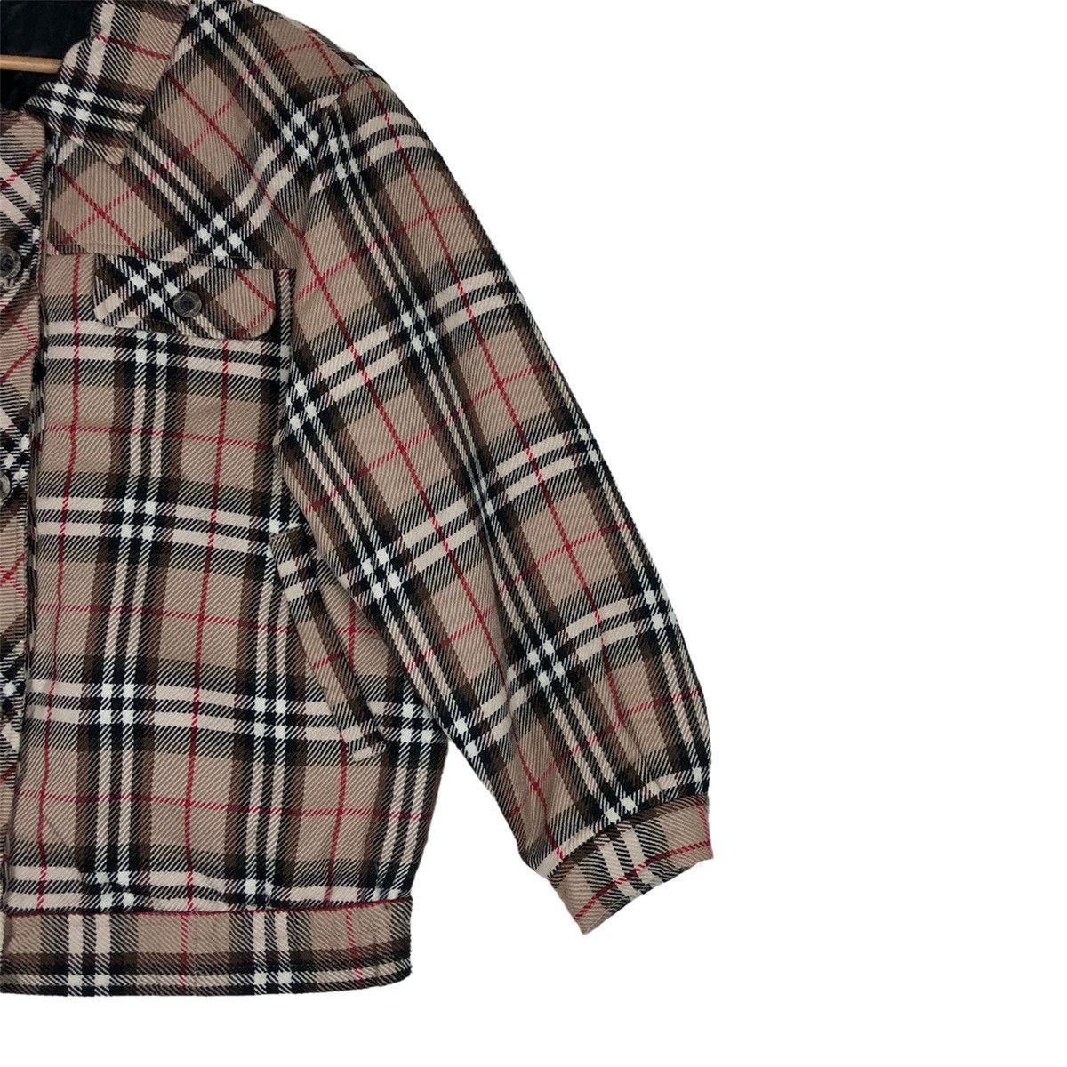 Japanese Brand Vintage Nova Checked Button Down Jacket Size US XL / EU 56 / 4 - 4 Thumbnail