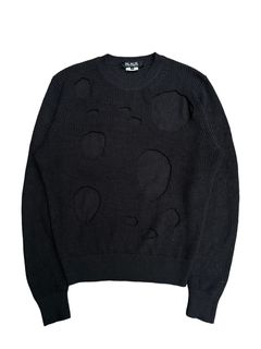 Comme Des Garcons Distressed Sweater | Grailed