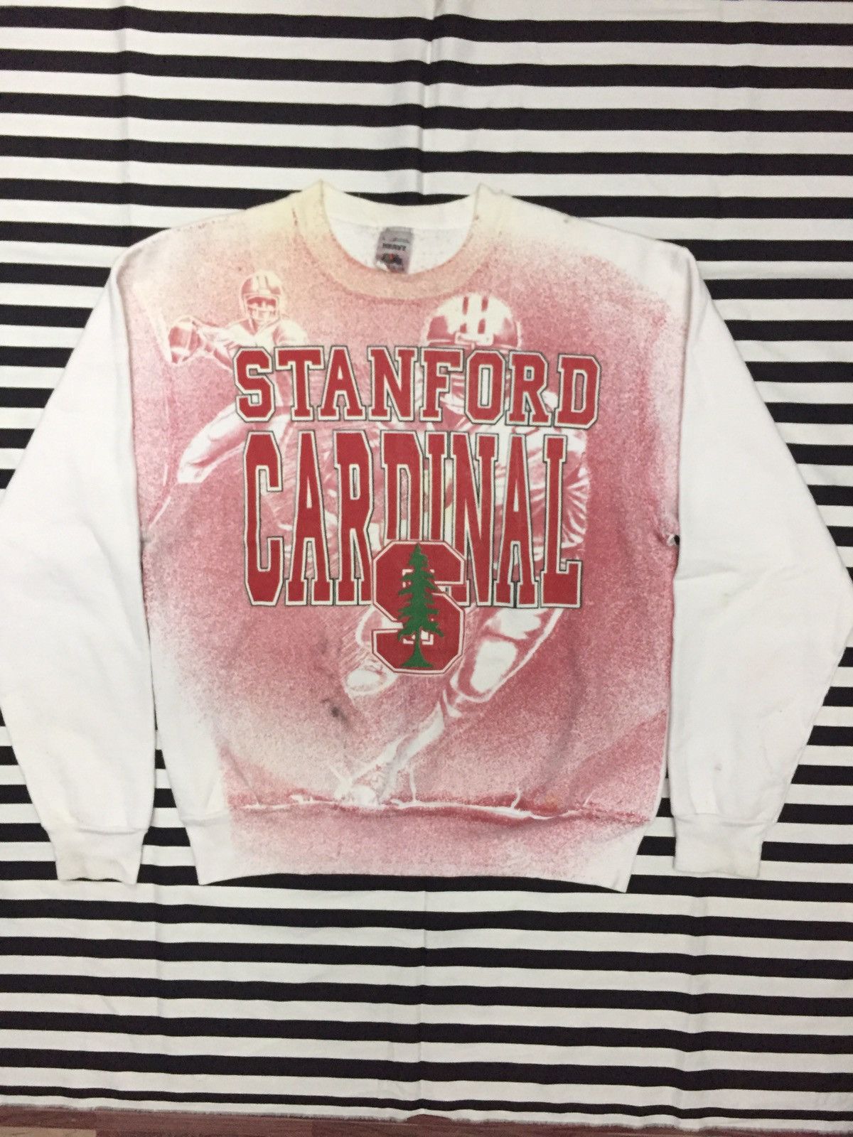NFL × Vintage Vintage Stanford Cardinal Overprint Sweatshirt Size US L / EU 52-54 / 3 - 1 Thumbnail