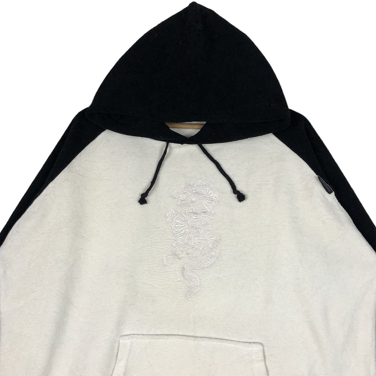 Affliction Japanese Grass Hither Dragon Embroidery Logo Hoodie Size US XL / EU 56 / 4 - 4 Thumbnail