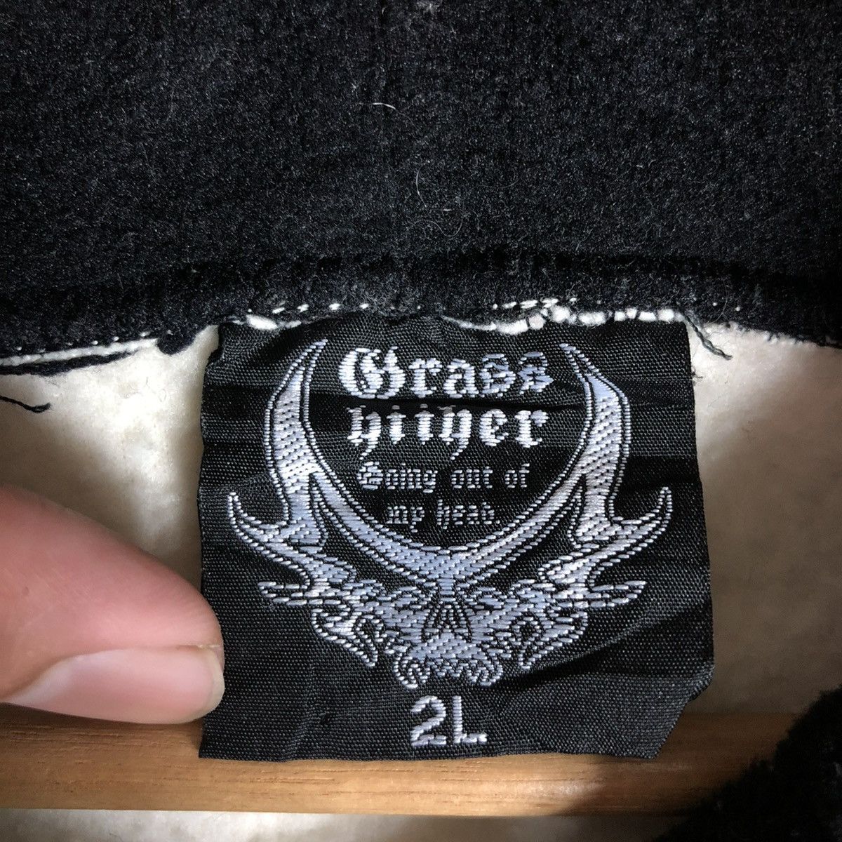 Affliction Japanese Grass Hither Dragon Embroidery Logo Hoodie Size US XL / EU 56 / 4 - 8 Thumbnail
