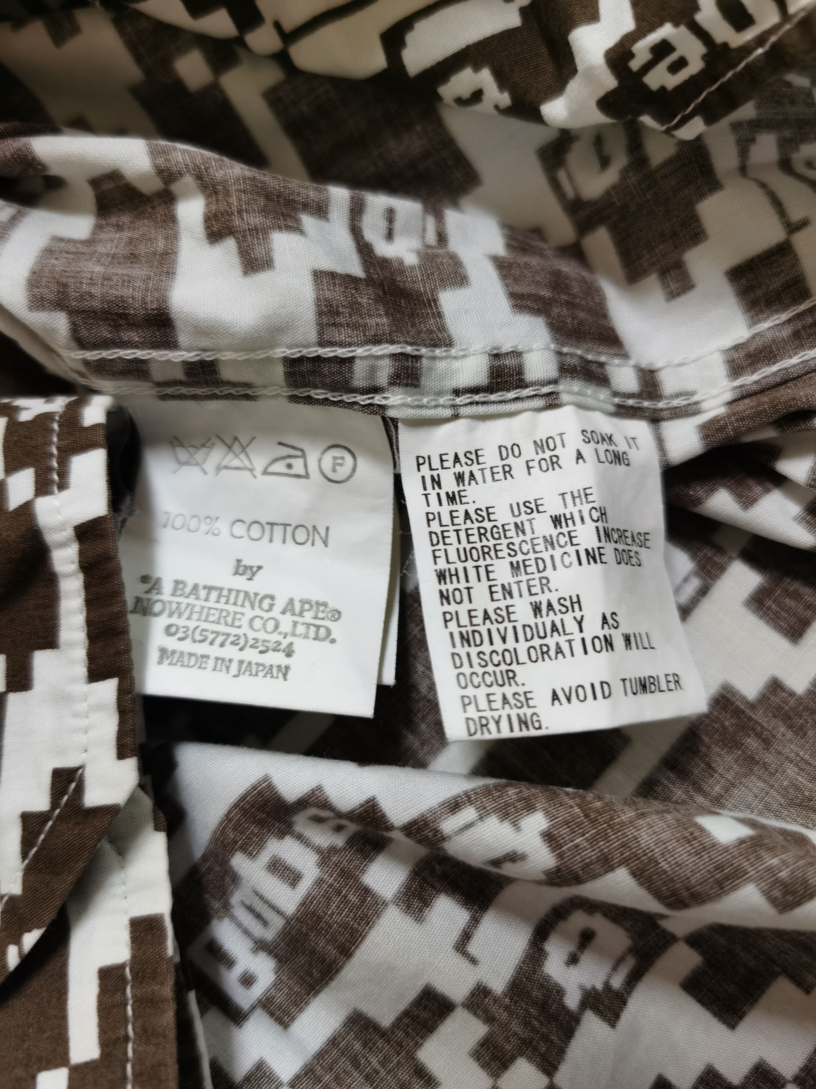 Bape Bape x Stash Digital Camo Shirt Size US M / EU 48-50 / 2 - 8 Thumbnail