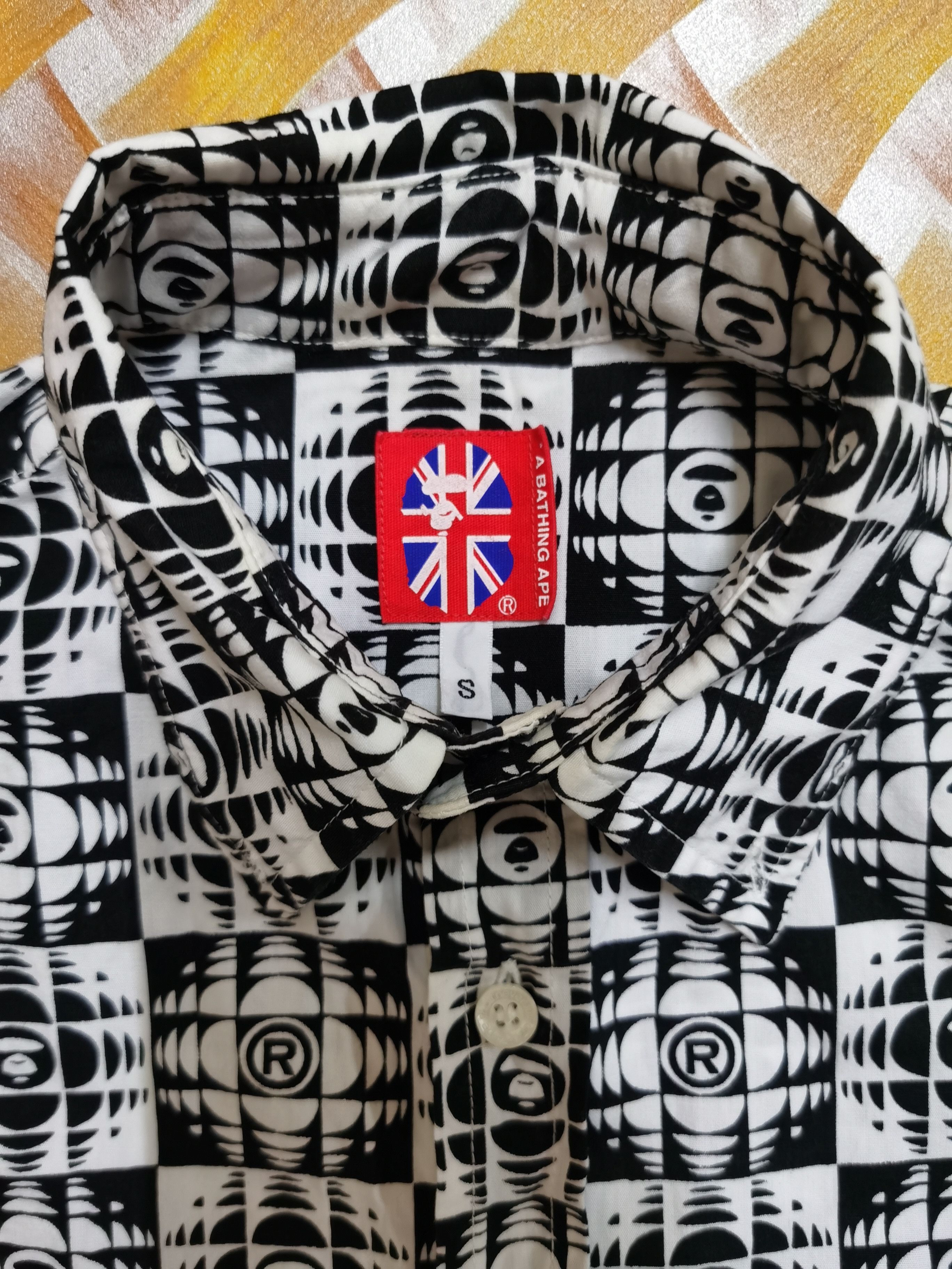 Bape Bape Black White Monogram Shirt Size S / US 4 / IT 40 - 2 Thumbnail