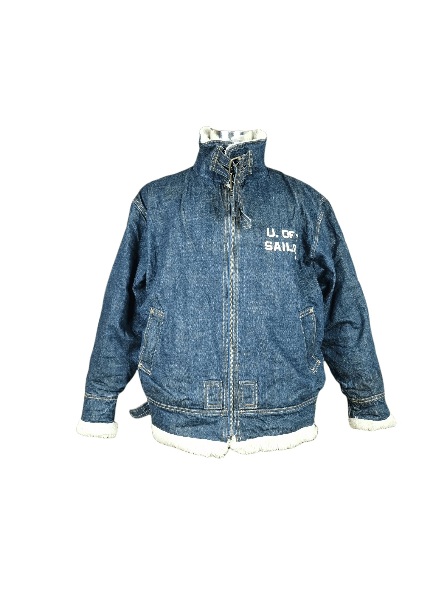 Narcotic GDC RARE GDC Sailors Sherpa Jacket Size US L / EU 52-54 / 3 - 4 Thumbnail