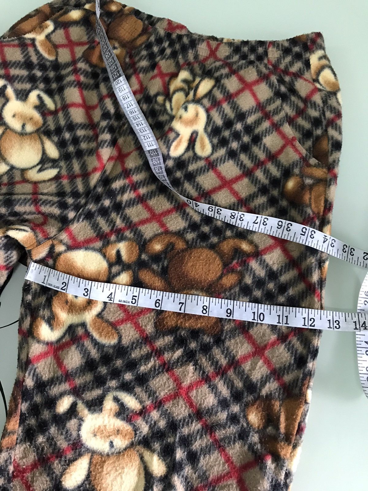 Japanese Brand Unknown Brands Fleece Novacheck Bear Pants Like Burberry Size US 34 / EU 50 - 18 Thumbnail