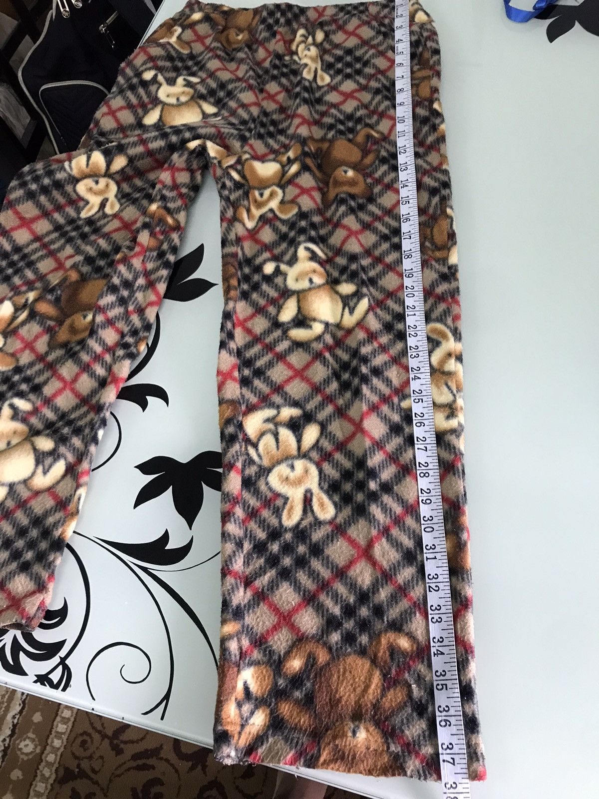 Japanese Brand Unknown Brands Fleece Novacheck Bear Pants Like Burberry Size US 34 / EU 50 - 22 Thumbnail