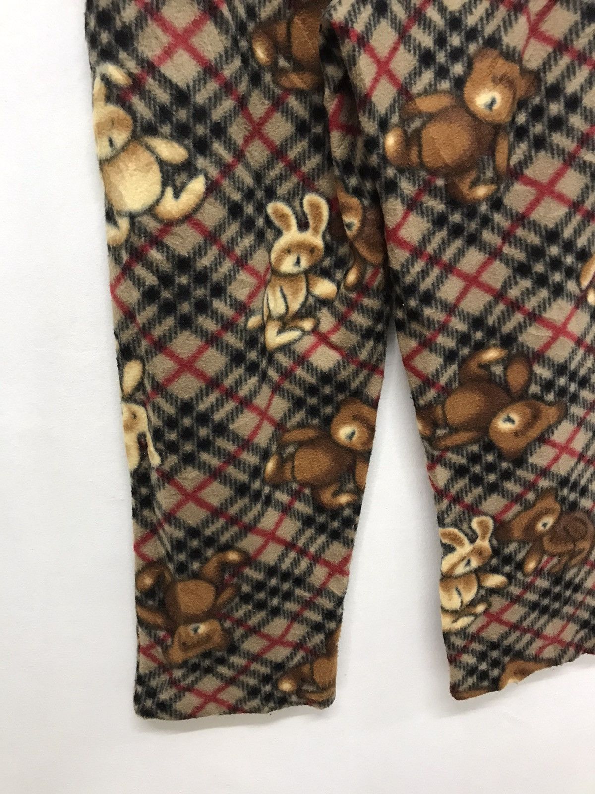 Japanese Brand Unknown Brands Fleece Novacheck Bear Pants Like Burberry Size US 34 / EU 50 - 11 Thumbnail