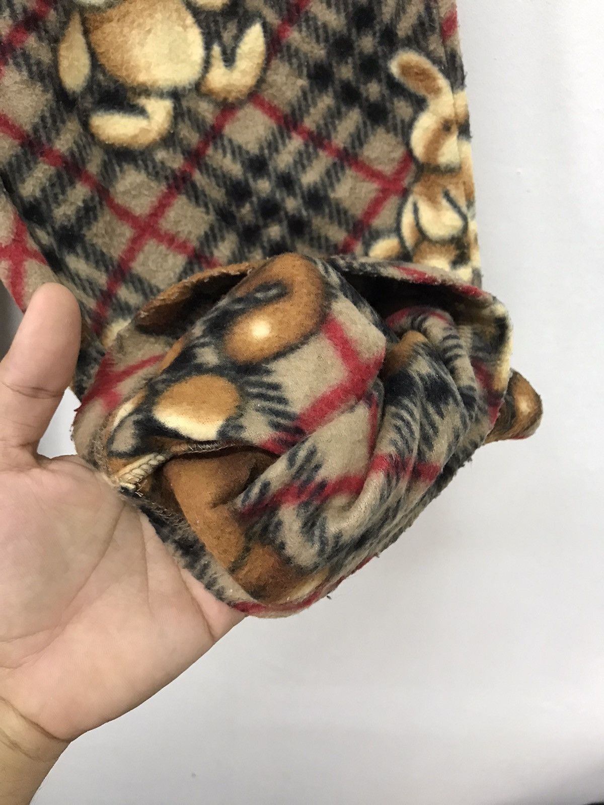 Japanese Brand Unknown Brands Fleece Novacheck Bear Pants Like Burberry Size US 34 / EU 50 - 7 Thumbnail