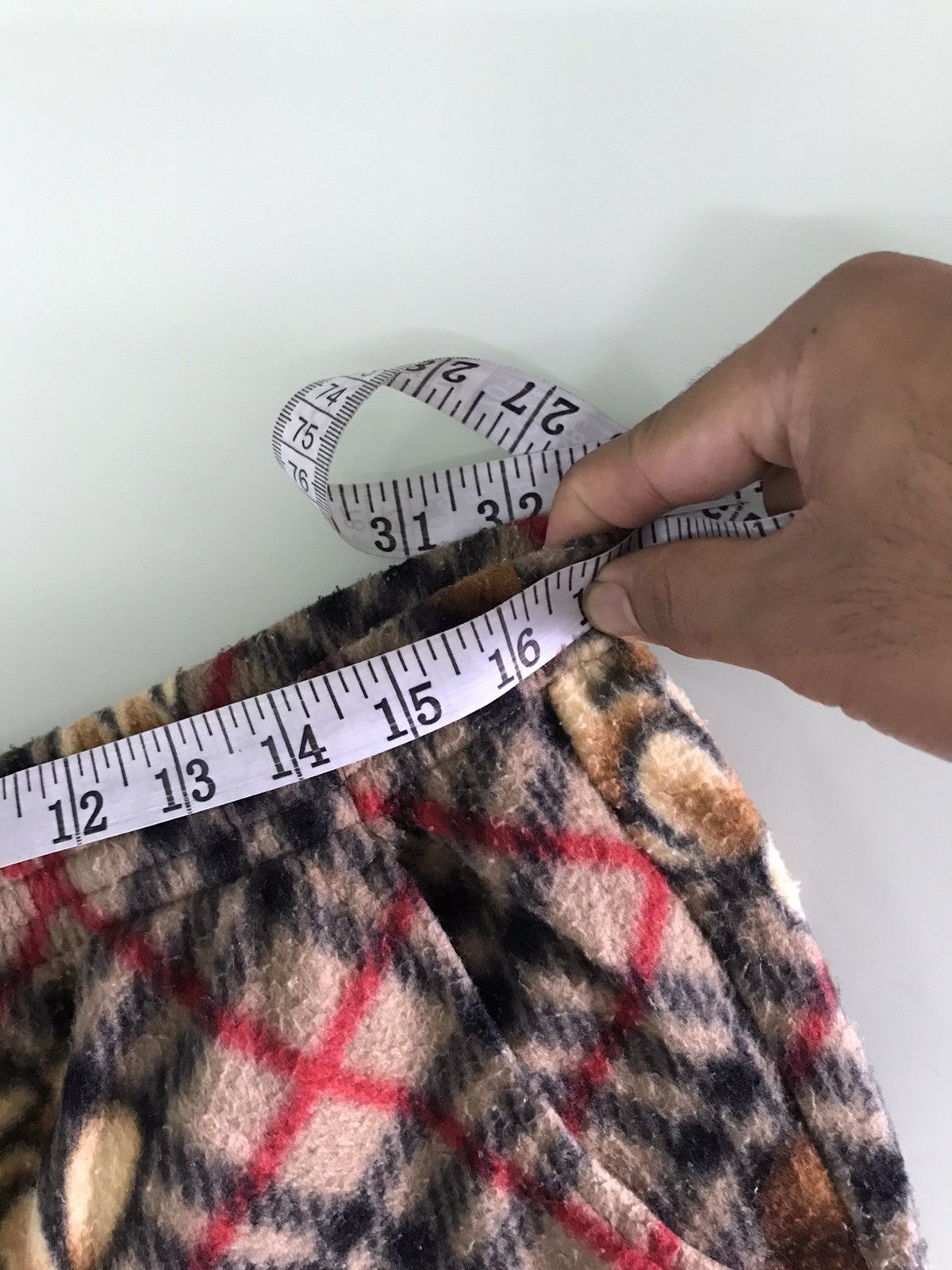 Japanese Brand Unknown Brands Fleece Novacheck Bear Pants Like Burberry Size US 34 / EU 50 - 16 Thumbnail