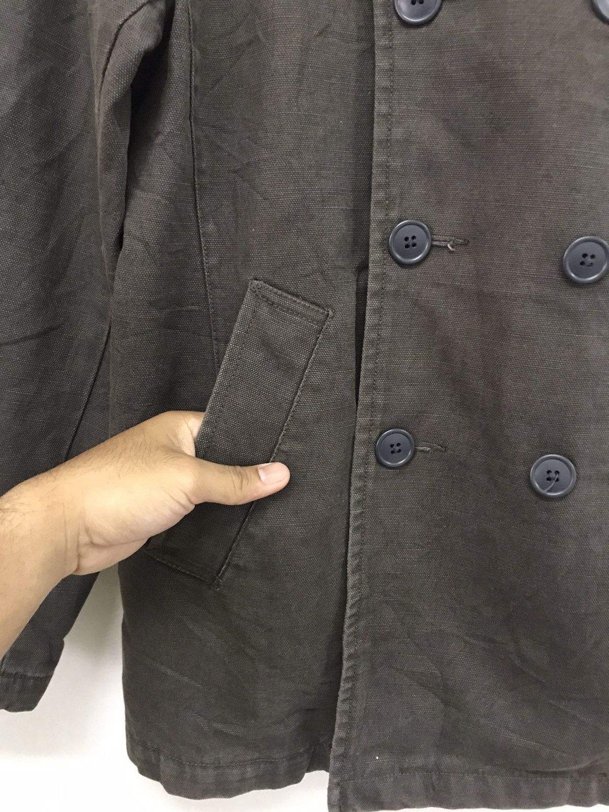 Gap Vintage Gap Double Breasted Denim Chore Jacket / Brown Size US M / EU 48-50 / 2 - 7 Thumbnail