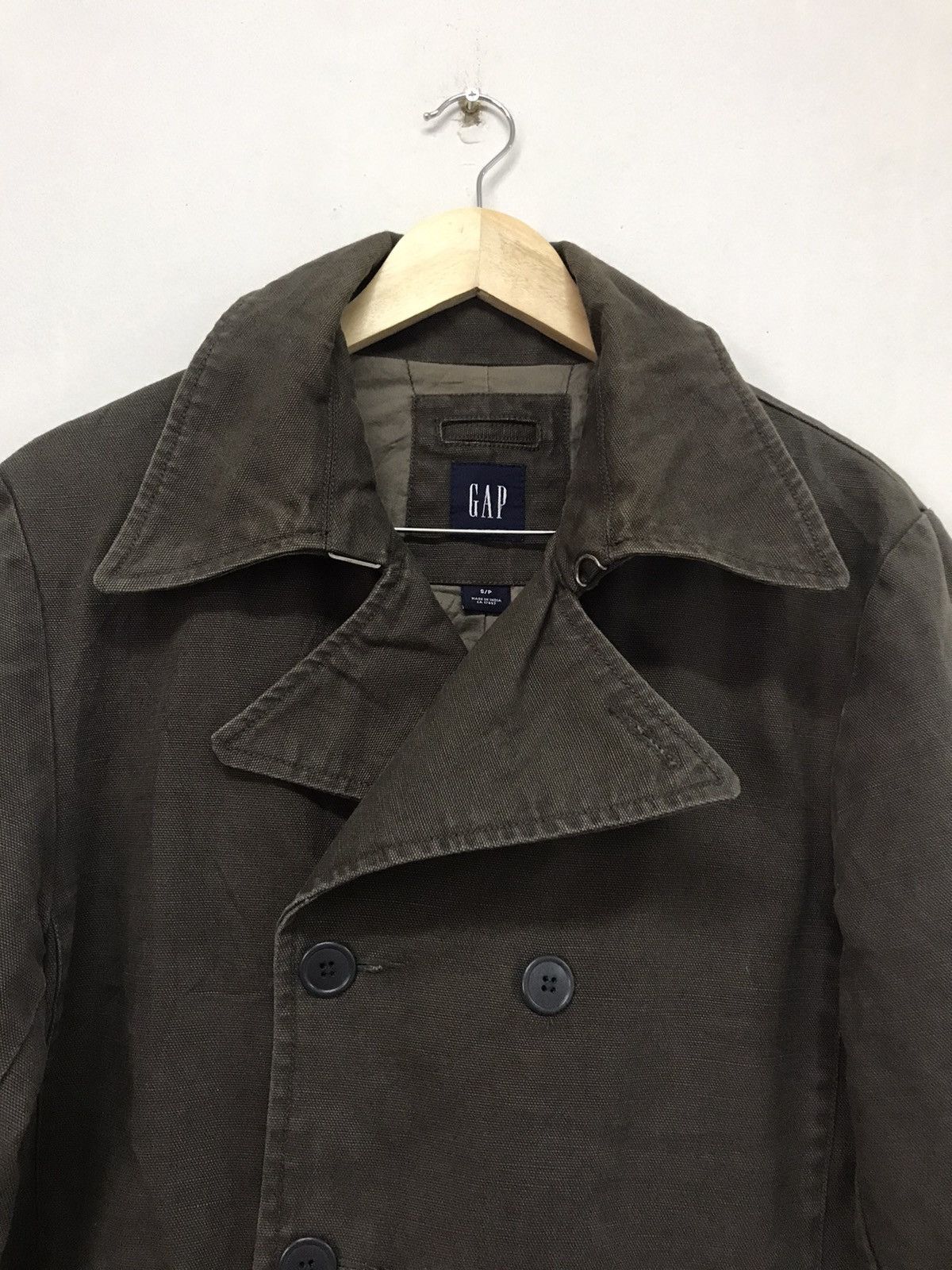 Gap Vintage Gap Double Breasted Denim Chore Jacket / Brown Size US M / EU 48-50 / 2 - 9 Thumbnail