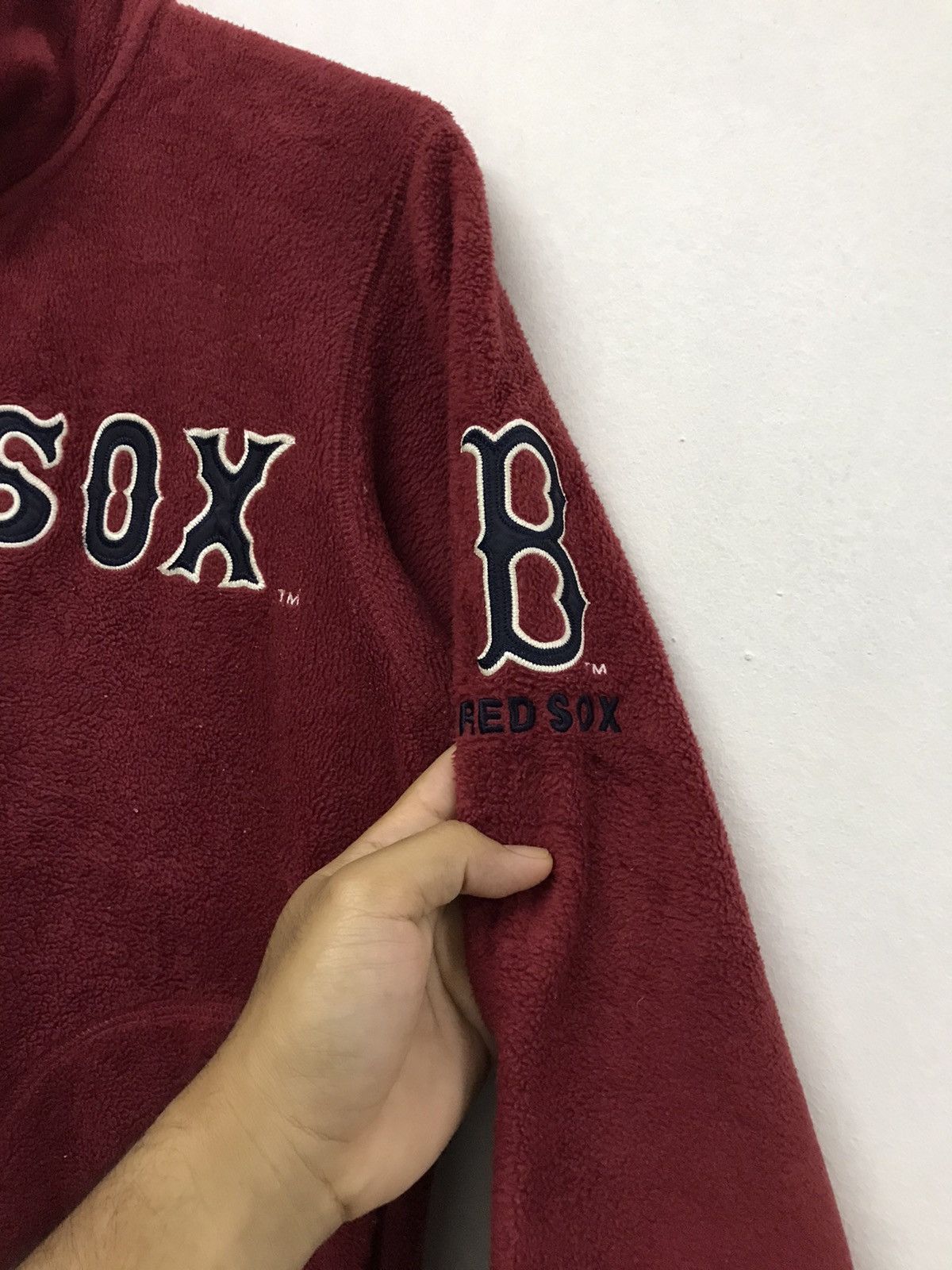 Japanese Brand Vintage Mlb Red Sox x Uniqlo Fleece Sweatshirt Size US M / EU 48-50 / 2 - 5 Thumbnail