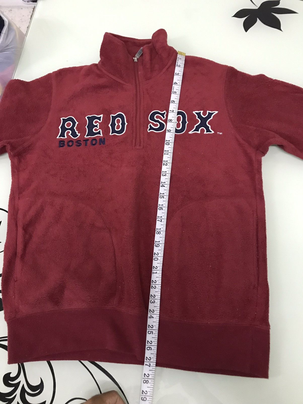 Japanese Brand Vintage Mlb Red Sox x Uniqlo Fleece Sweatshirt Size US M / EU 48-50 / 2 - 12 Thumbnail