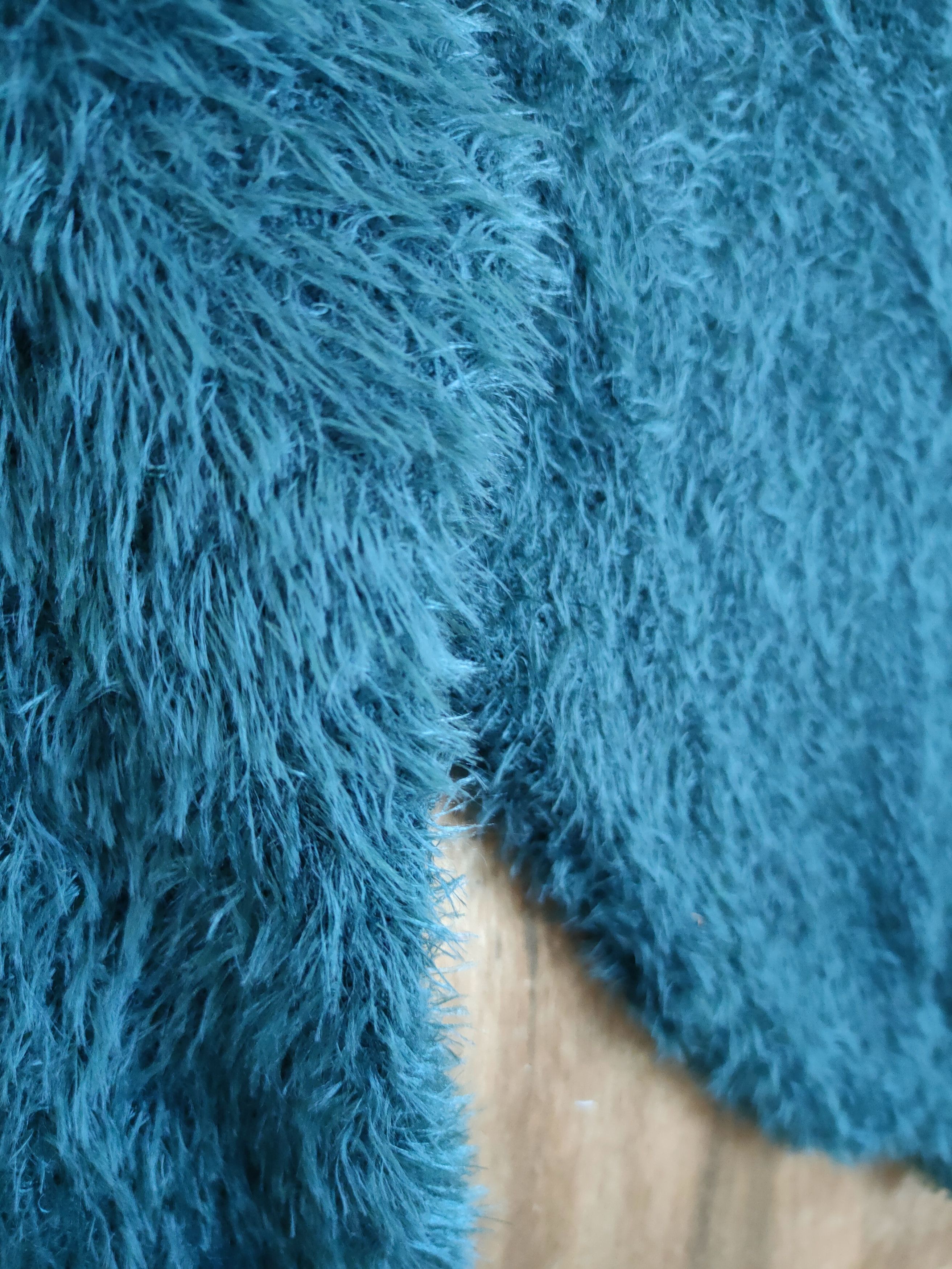Hypebeast × Japanese Brand Japan shag shaggy soft fur mohair green knitted #46-935 Size S / US 4 / IT 40 - 6 Thumbnail