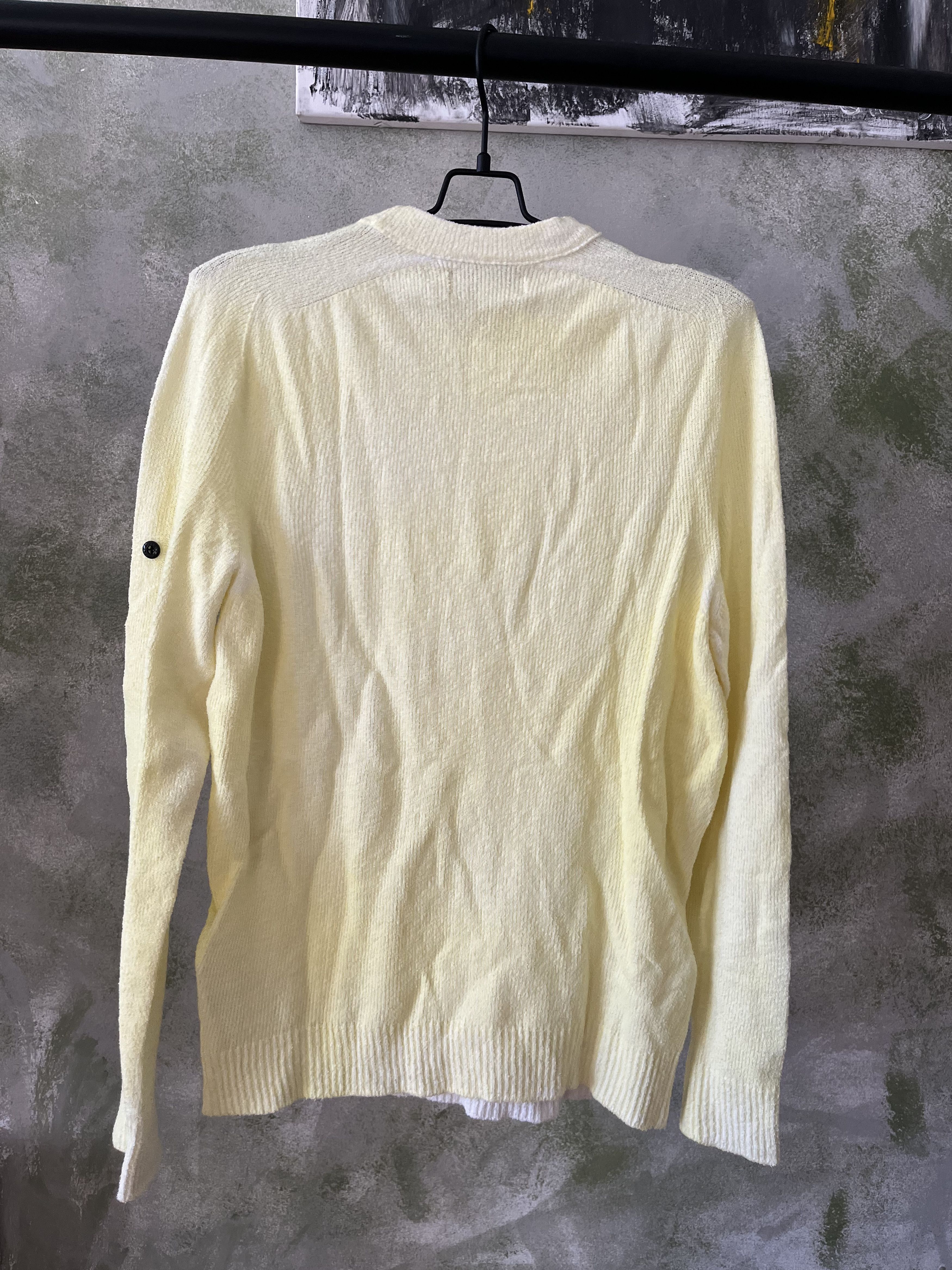 Stone Island STONE ISLAND HAND SPRAYED COTTON CREW KNIT Size US XL / EU 56 / 4 - 6 Thumbnail