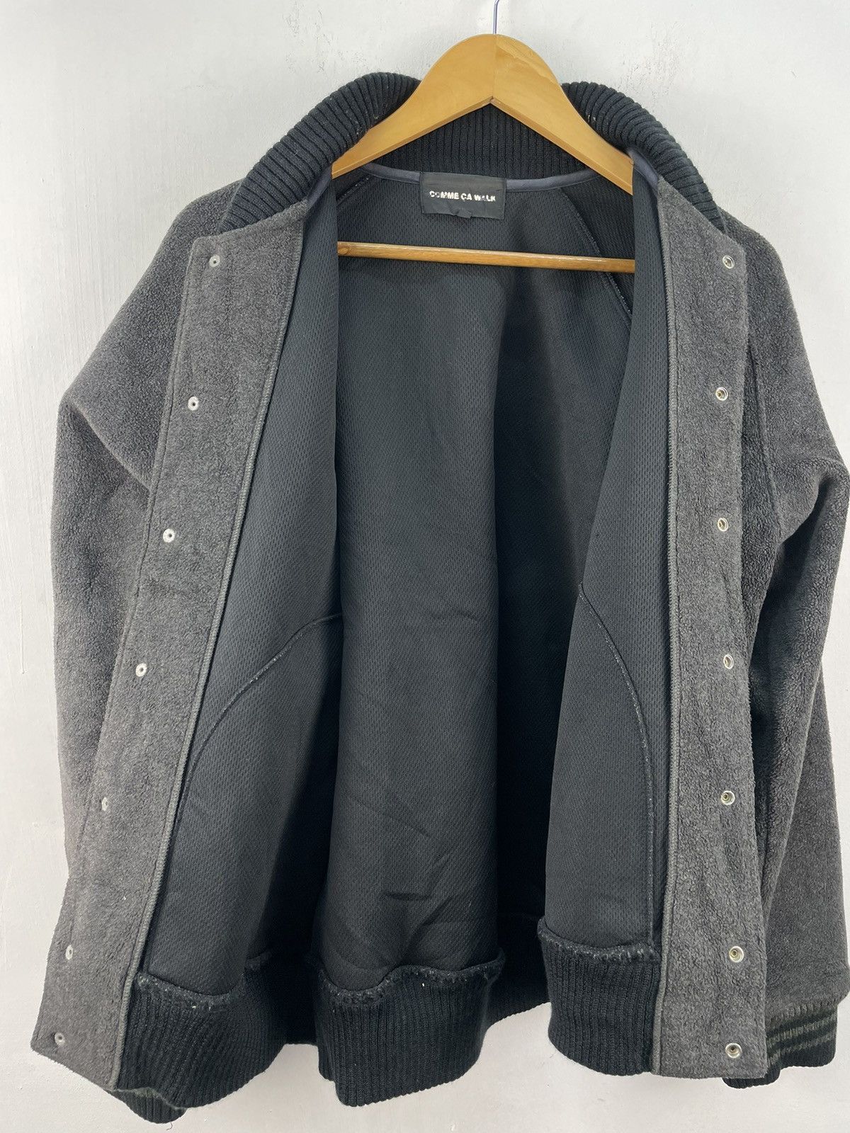 Japanese Brand Vintage 90s Comme Ca Walk Varsity Jacket Size US L / EU 52-54 / 3 - 4 Thumbnail