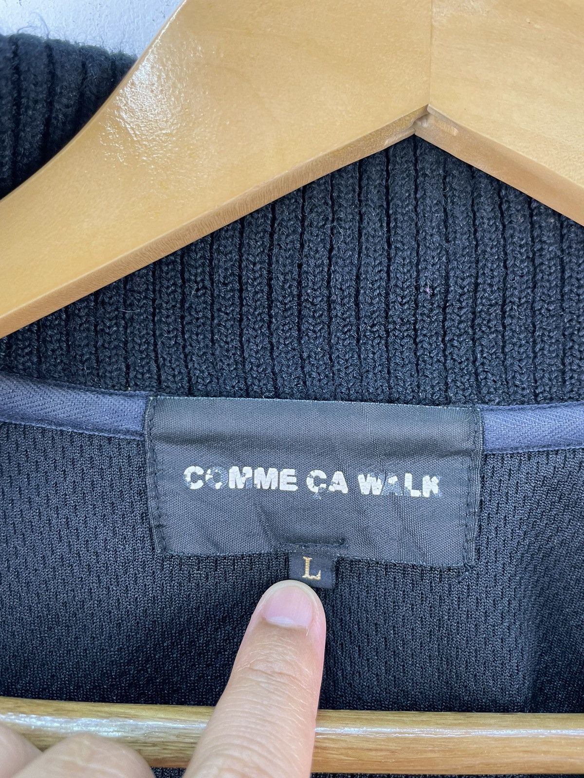 Japanese Brand Vintage 90s Comme Ca Walk Varsity Jacket Size US L / EU 52-54 / 3 - 7 Thumbnail
