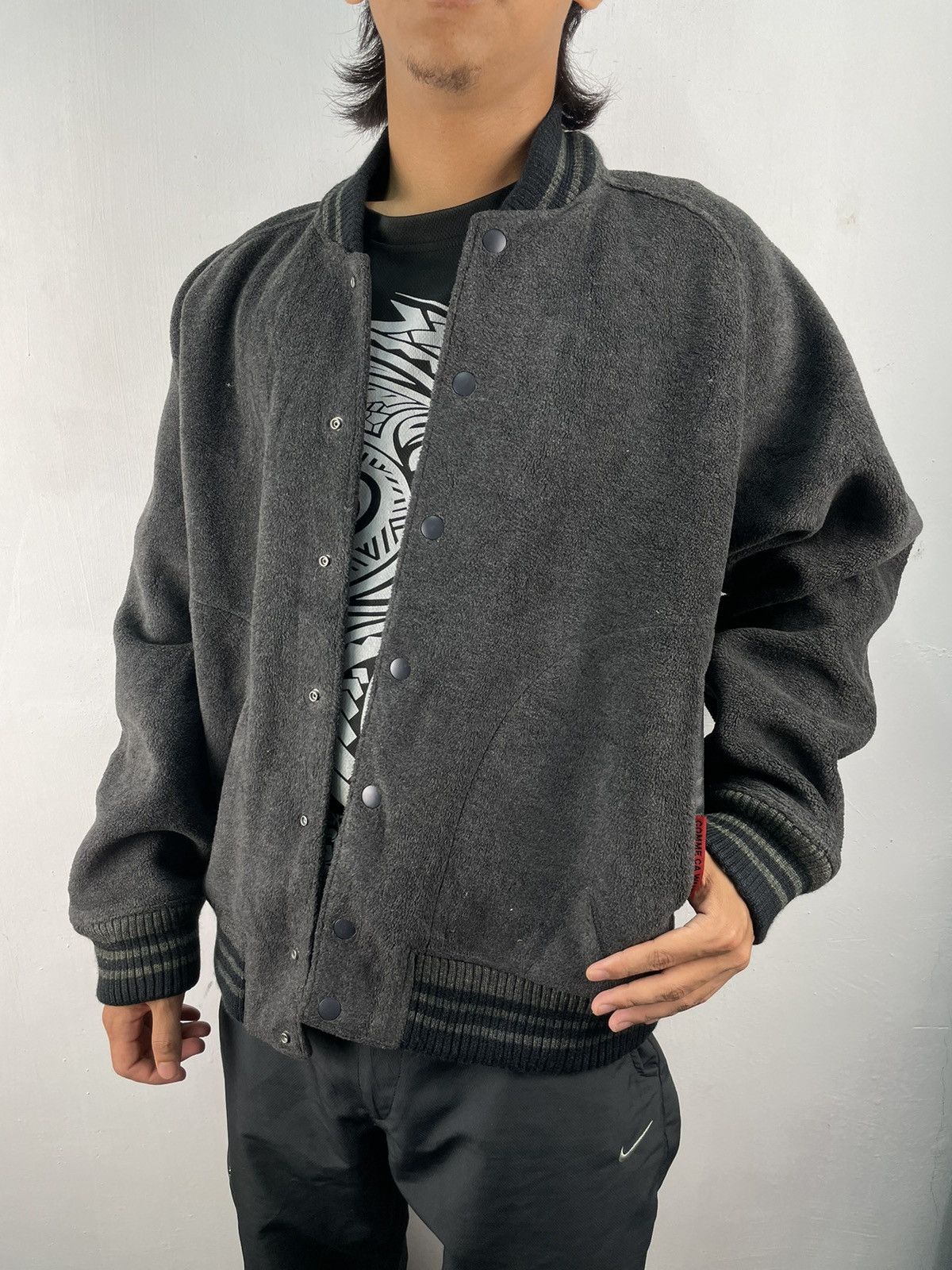 Japanese Brand Vintage 90s Comme Ca Walk Varsity Jacket Size US L / EU 52-54 / 3 - 2 Thumbnail