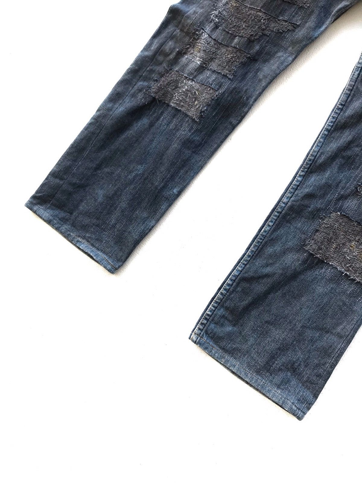 Levi's × Levi's Made & Crafted Levi’s Custom Patchwork Distressed Workers Jeans Size US 33 - 6 Thumbnail
