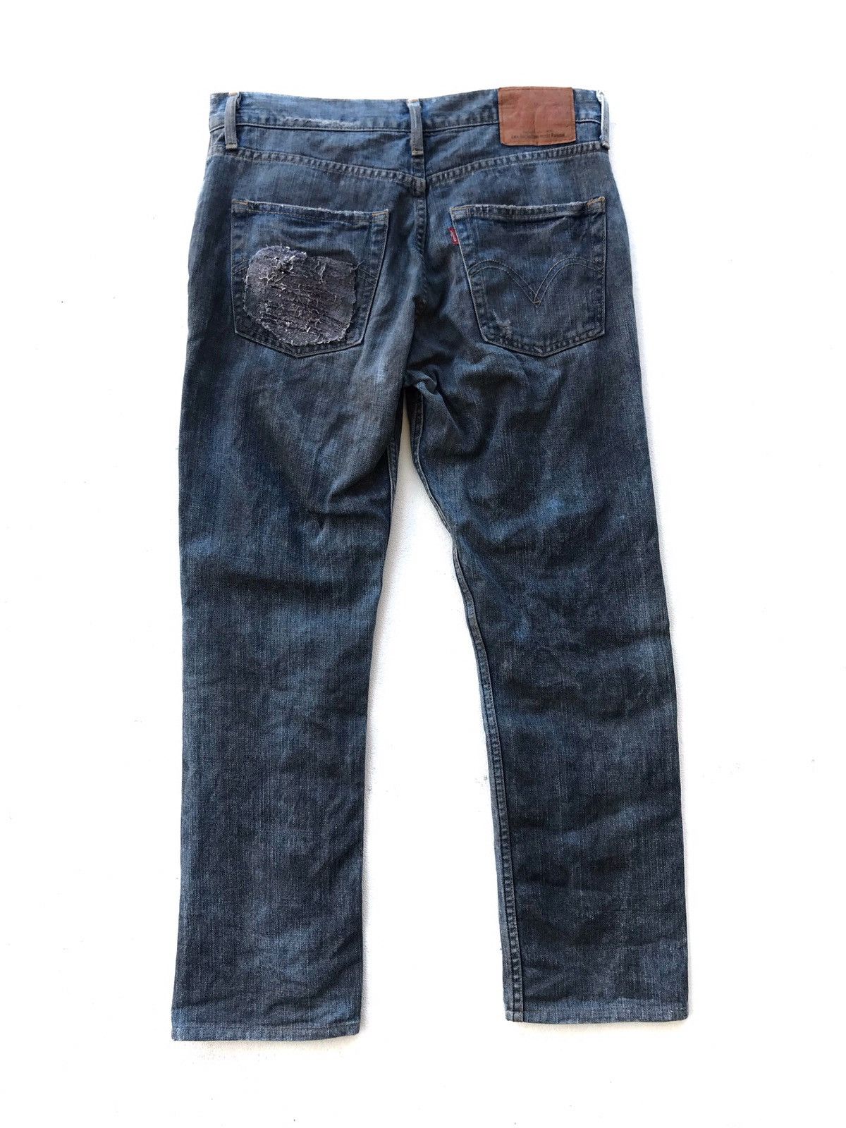 Levi's × Levi's Made & Crafted Levi’s Custom Patchwork Distressed Workers Jeans Size US 33 - 7 Thumbnail