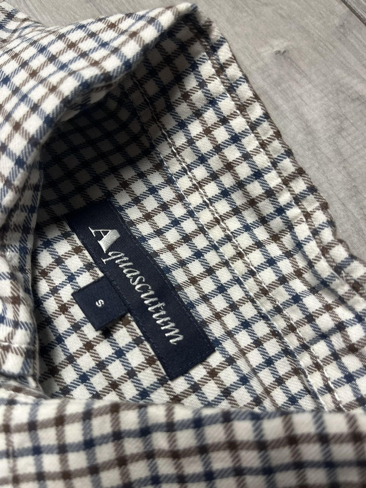 Aquascutum Aquascutum shirt classic size nova check Small Size US S / EU 44-46 / 1 - 4 Thumbnail