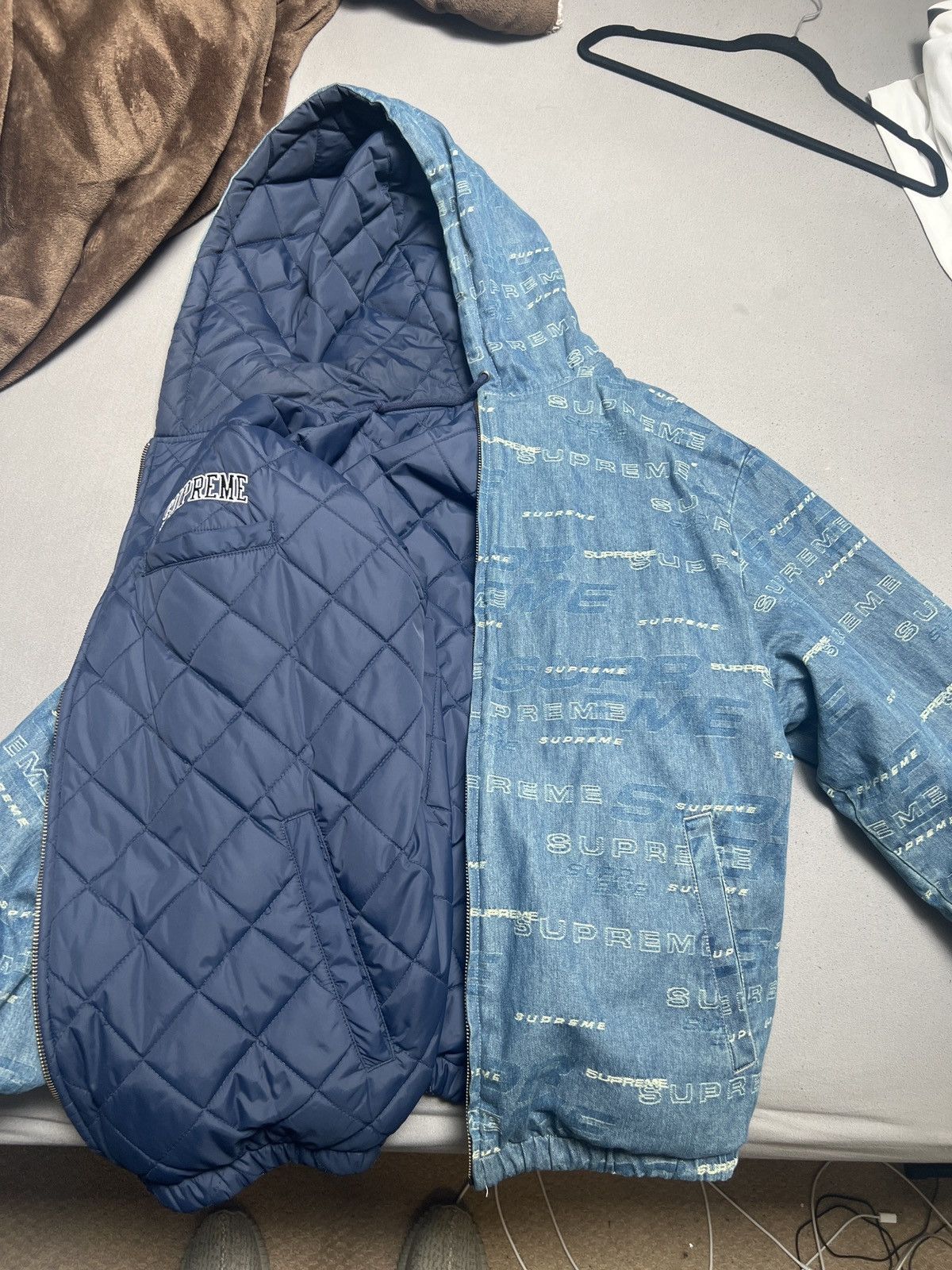 Supreme Supreme Denim Reversible Jacket | Grailed