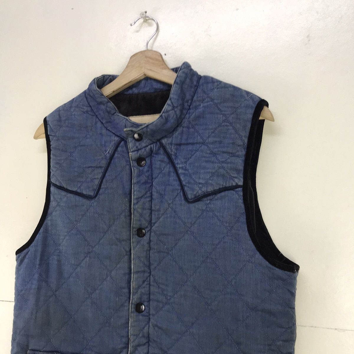 FACTOTUM Factotum by Issey Miyake Denim Indigo Vest Size US S / EU 44-46 / 1 - 16 Thumbnail