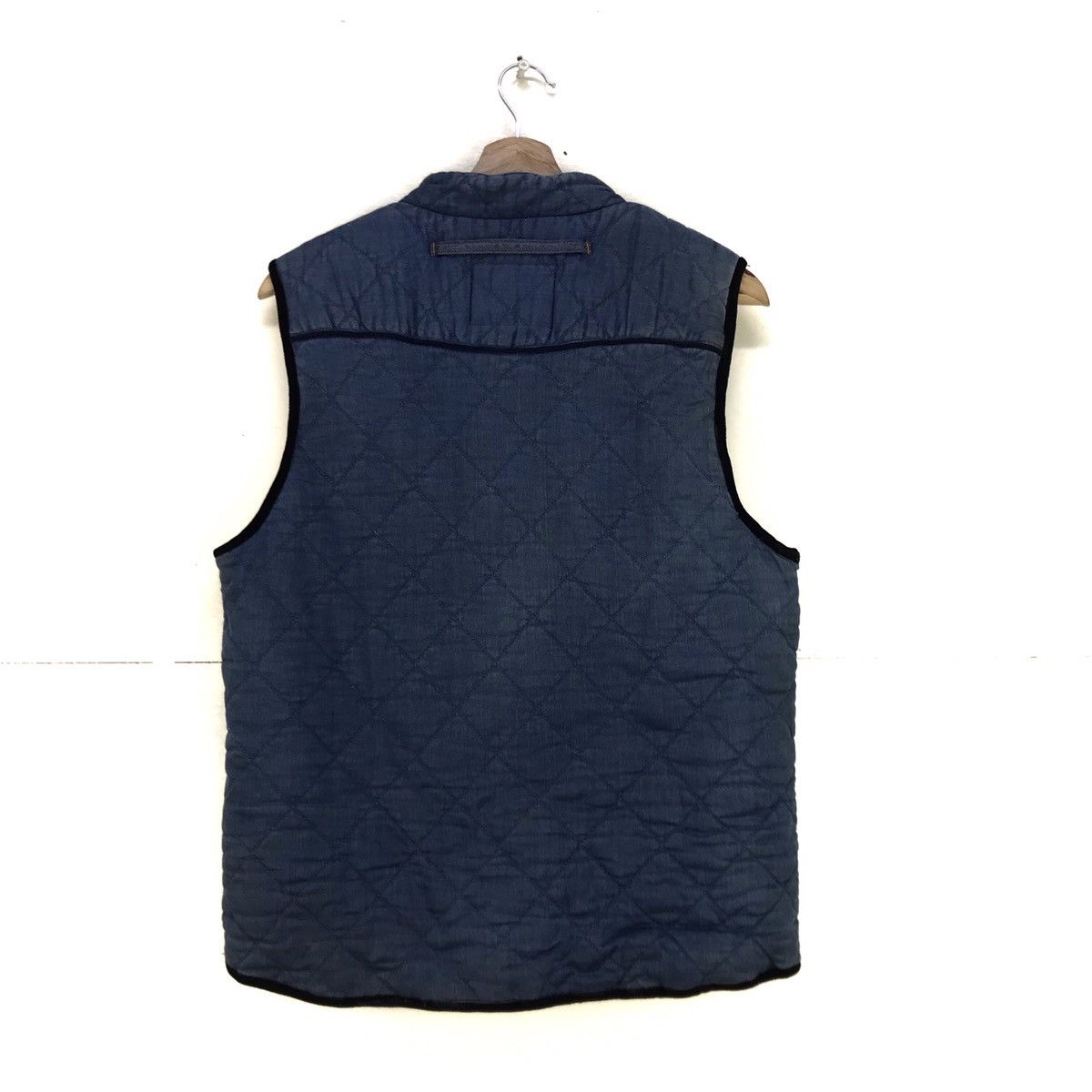 FACTOTUM Factotum by Issey Miyake Denim Indigo Vest Size US S / EU 44-46 / 1 - 3 Thumbnail