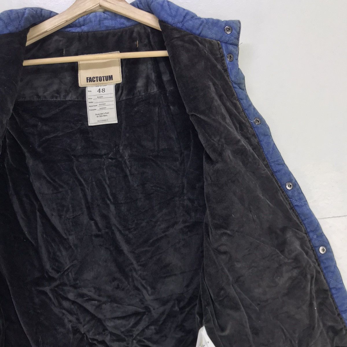 FACTOTUM Factotum by Issey Miyake Denim Indigo Vest Size US S / EU 44-46 / 1 - 25 Thumbnail