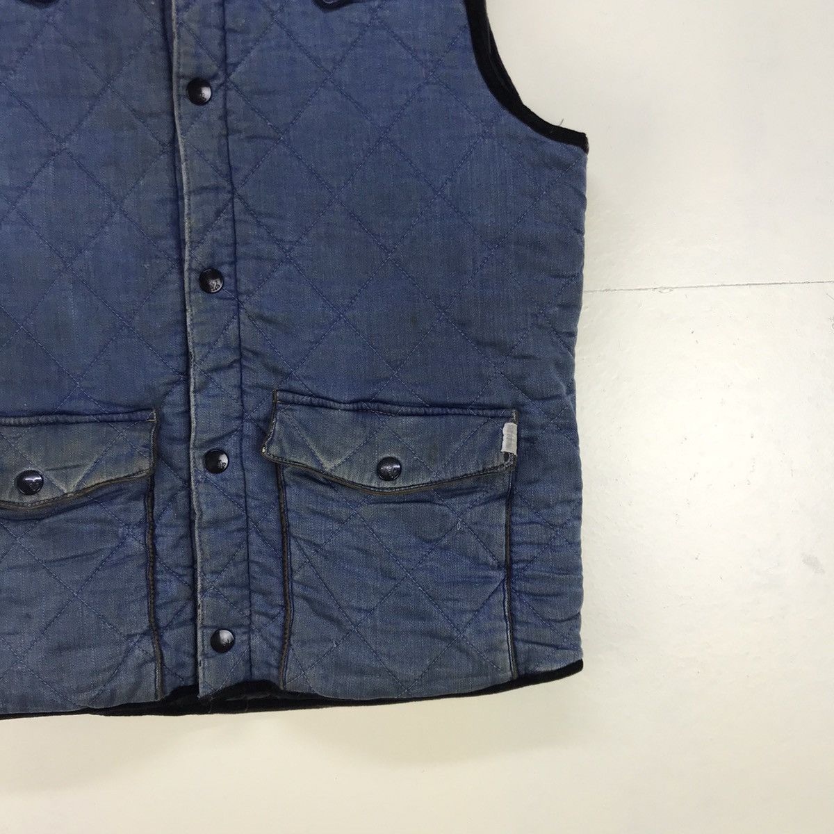 FACTOTUM Factotum by Issey Miyake Denim Indigo Vest Size US S / EU 44-46 / 1 - 8 Thumbnail