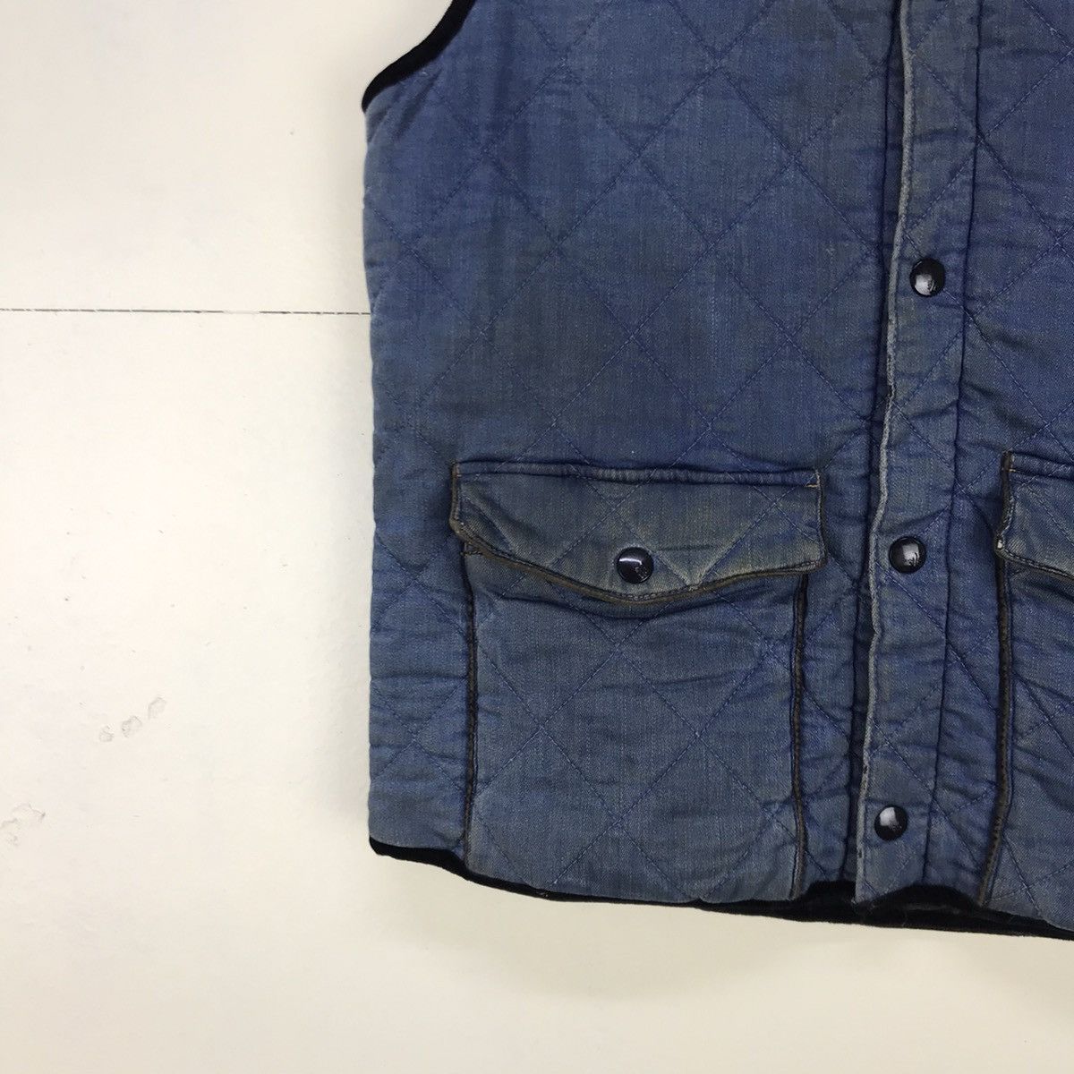 FACTOTUM Factotum by Issey Miyake Denim Indigo Vest Size US S / EU 44-46 / 1 - 9 Thumbnail