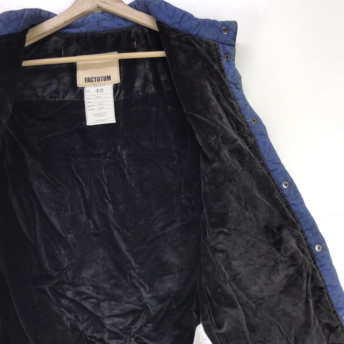 FACTOTUM Factotum by Issey Miyake Denim Indigo Vest Size US S / EU 44-46 / 1 - 24 Thumbnail