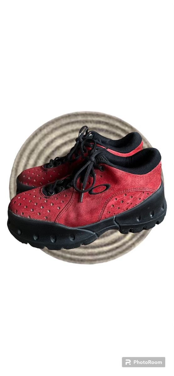 image of Vintage Oakley Shoes in Red, Men's (Size 8.5)