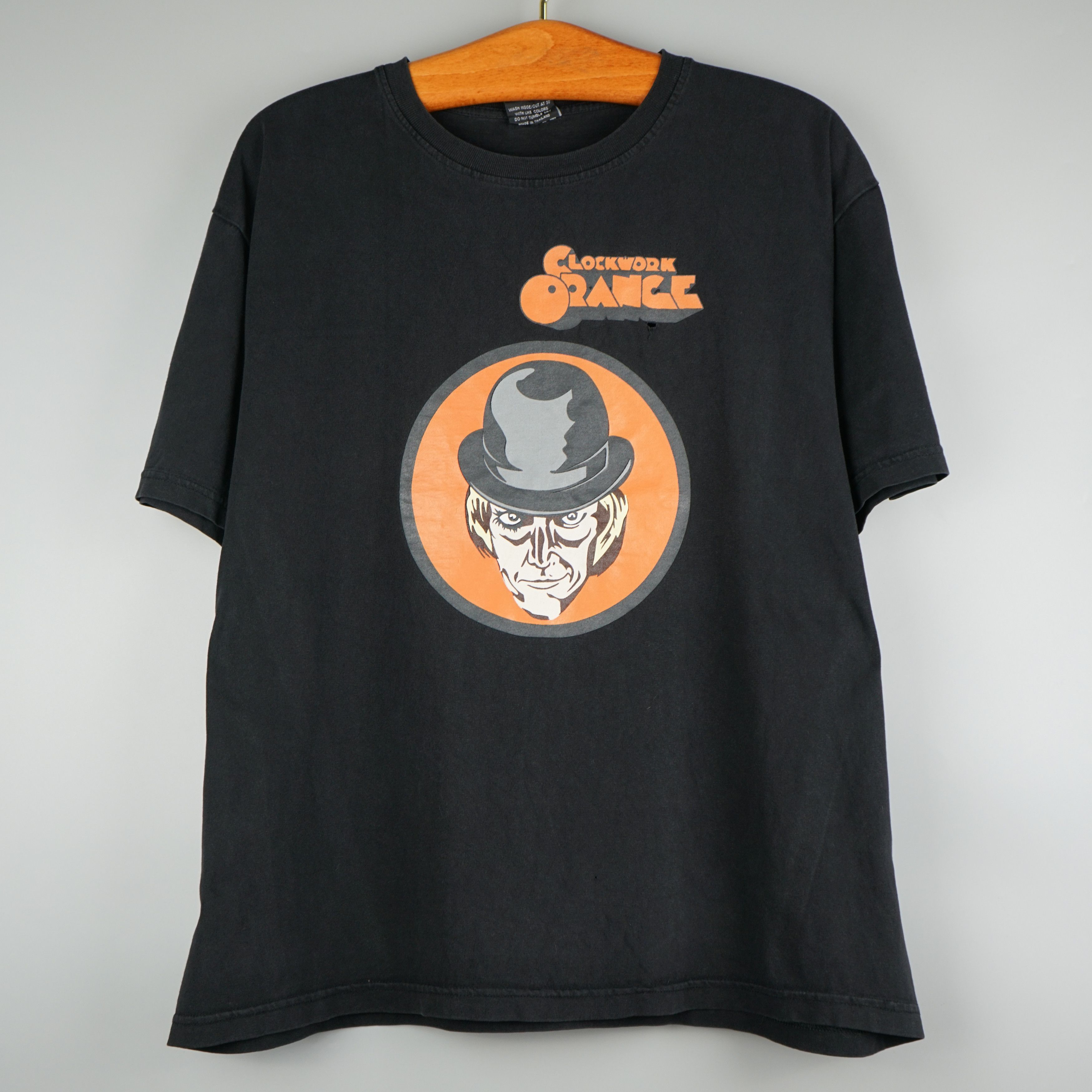 Vintage 1990s Clockwork Orange t-shirt Broadway Size US XL / EU 56 / 4 - 1 Thumbnail