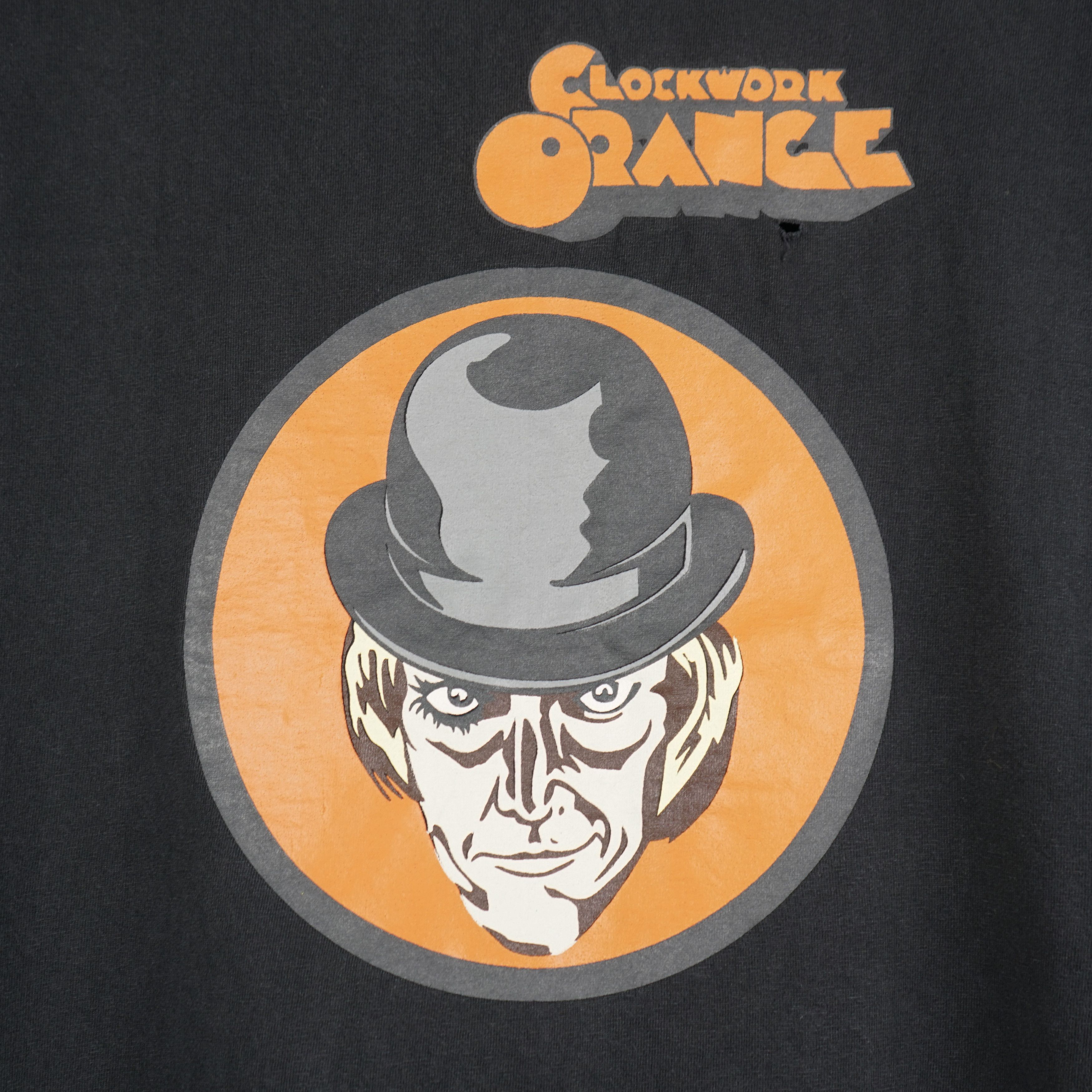 Vintage 1990s Clockwork Orange t-shirt Broadway Size US XL / EU 56 / 4 - 2 Thumbnail
