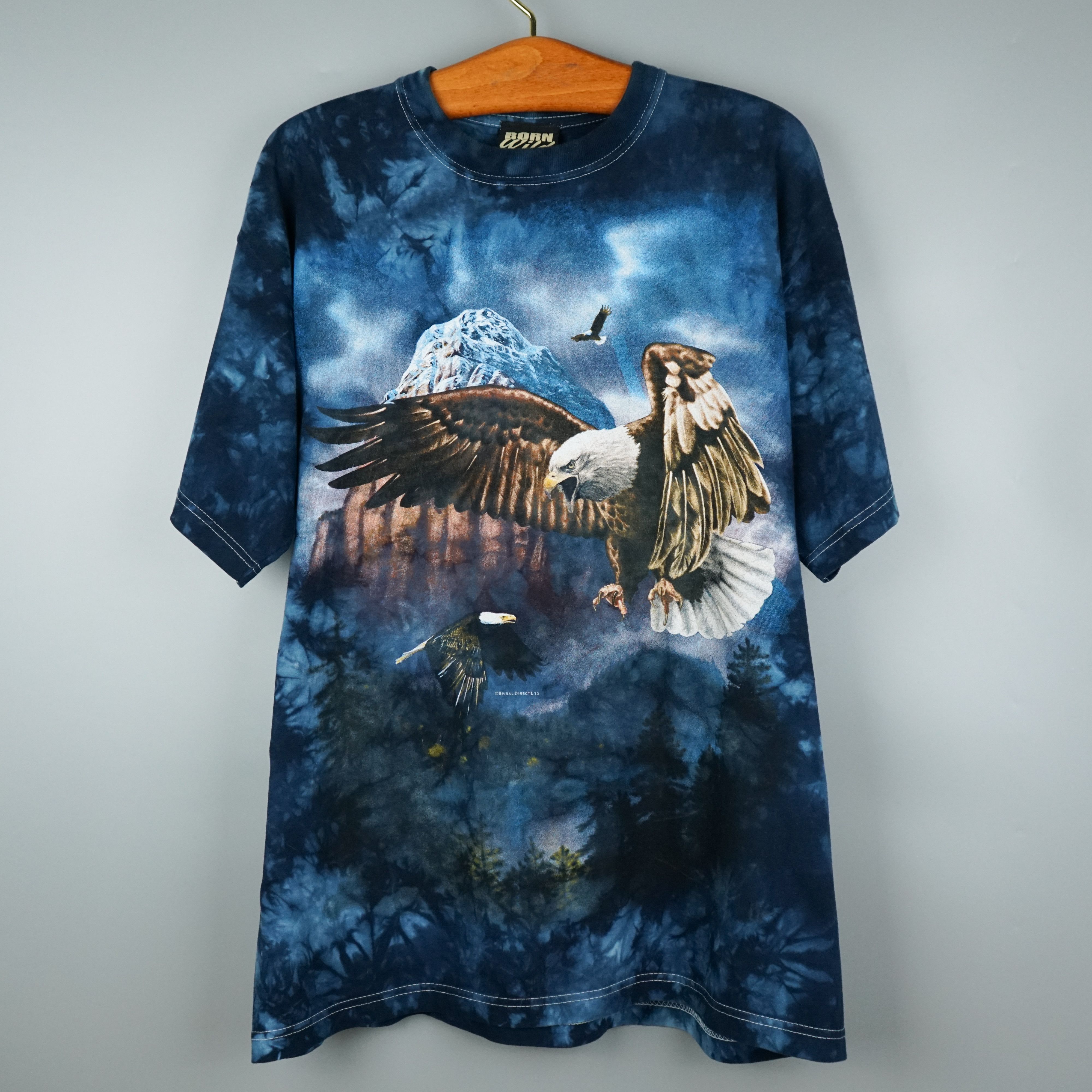 Vintage Vintage Eagle All Over Print t shirt 1990s Tie Dye Size US XL / EU 56 / 4 - 1 Thumbnail