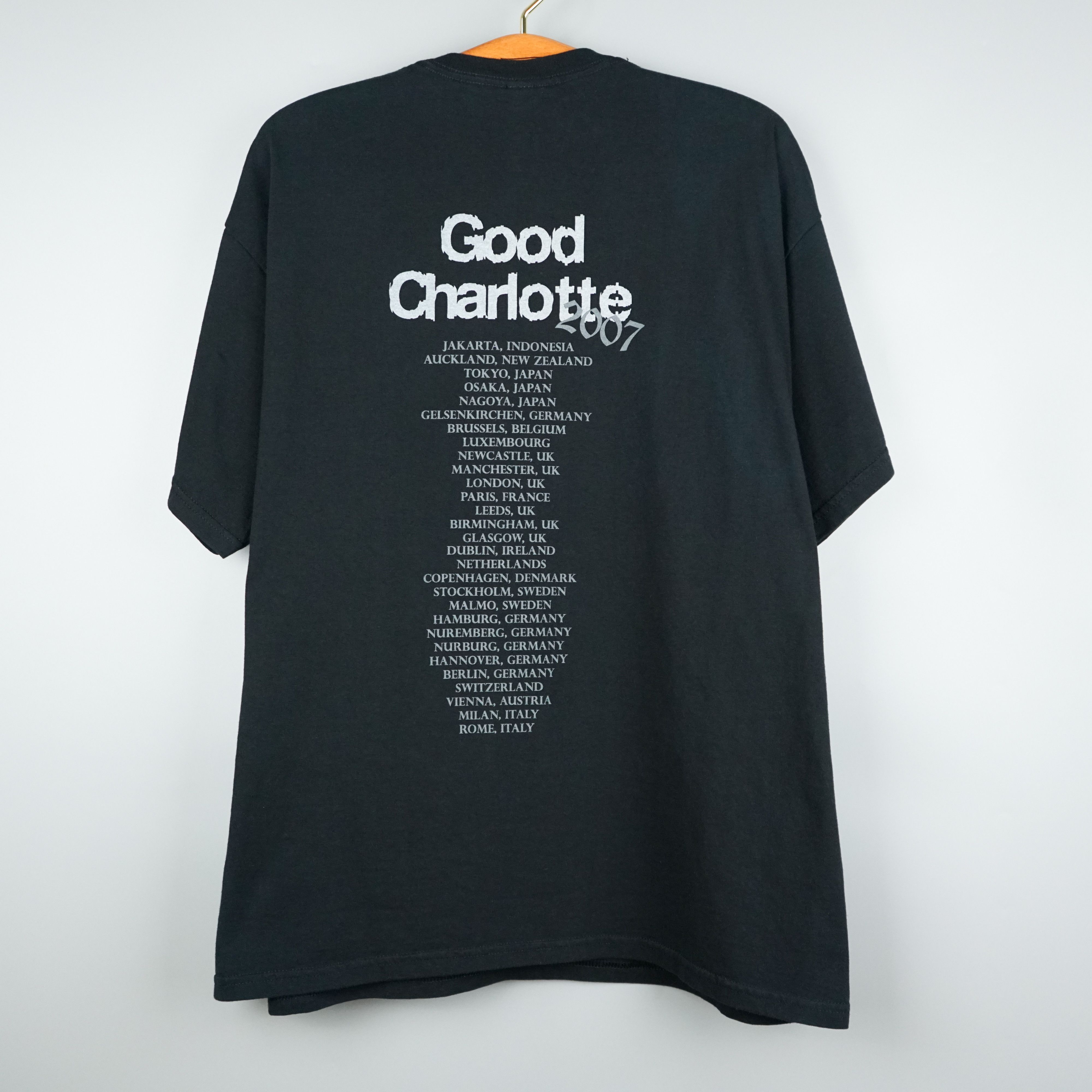 Band Tees × Vintage Good Charlotte t shirt 2007 tour Size US XL / EU 56 / 4 - 6 Thumbnail
