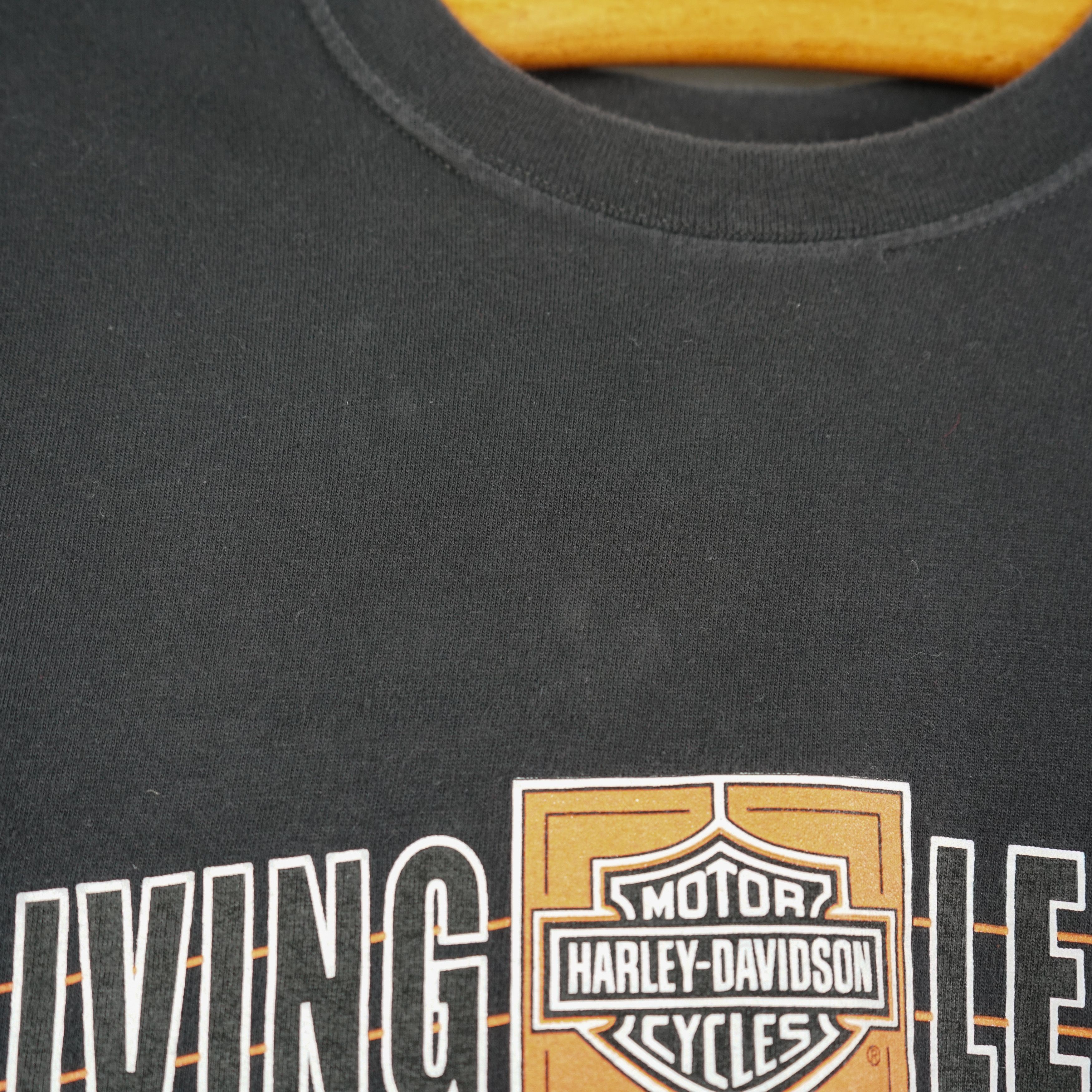 Harley Davidson × Vintage 2002 Harley-Davidson t-shirt Living Legend Size US XL / EU 56 / 4 - 8 Thumbnail