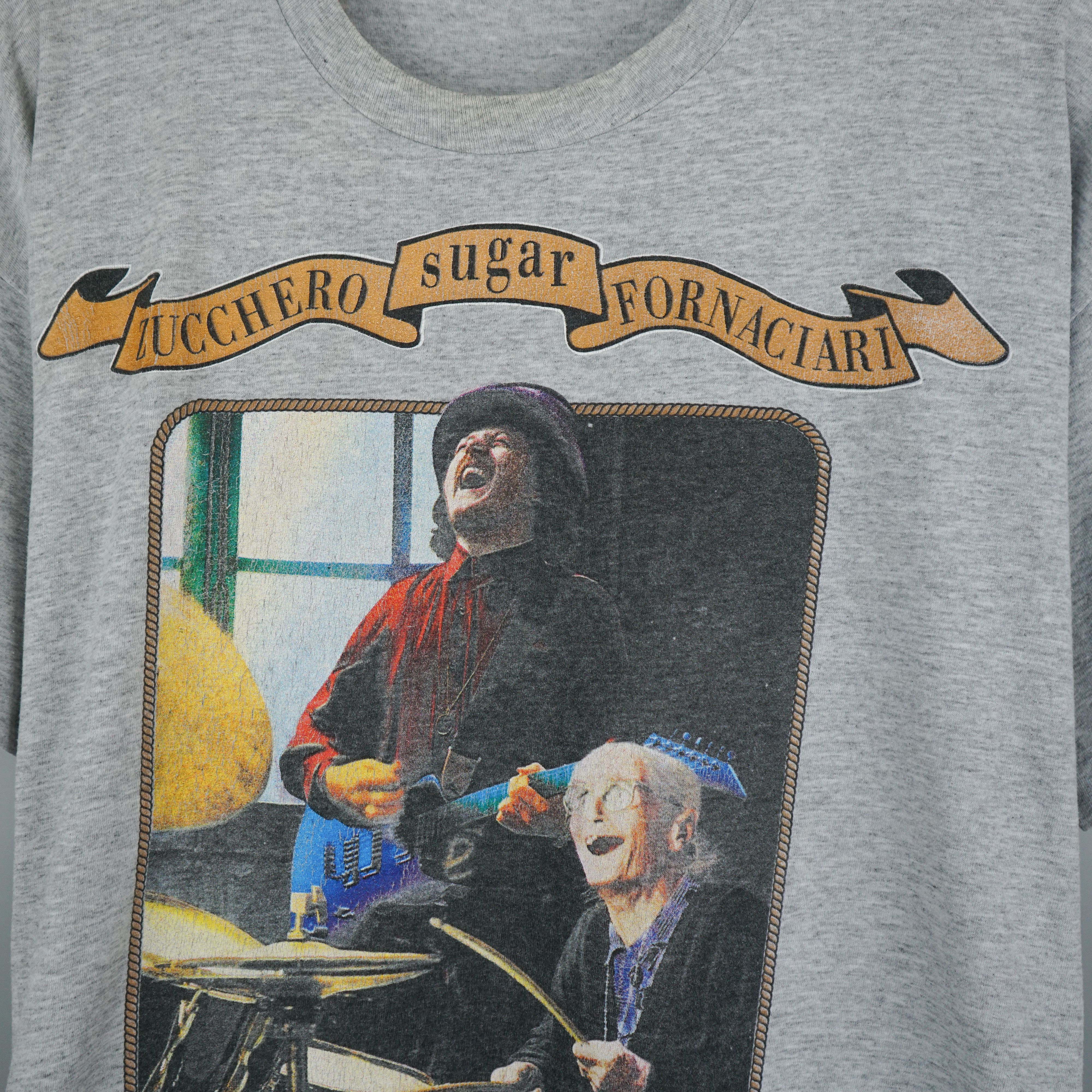 Band Tees × Vintage vintage zucchero t shirt 1991 Miserere like Pavarotti Size US XL / EU 56 / 4 - 2 Thumbnail