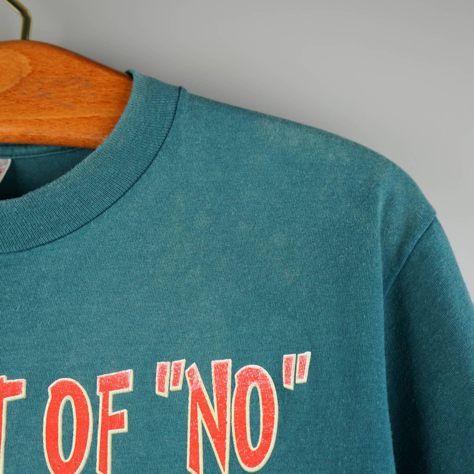 Cartoon Network × Vintage × Warner Bros Vintage Tasmanian Devil T-Shirt What Part Of No?! Distressed Size US L / EU 52-54 / 3 - 5 Thumbnail