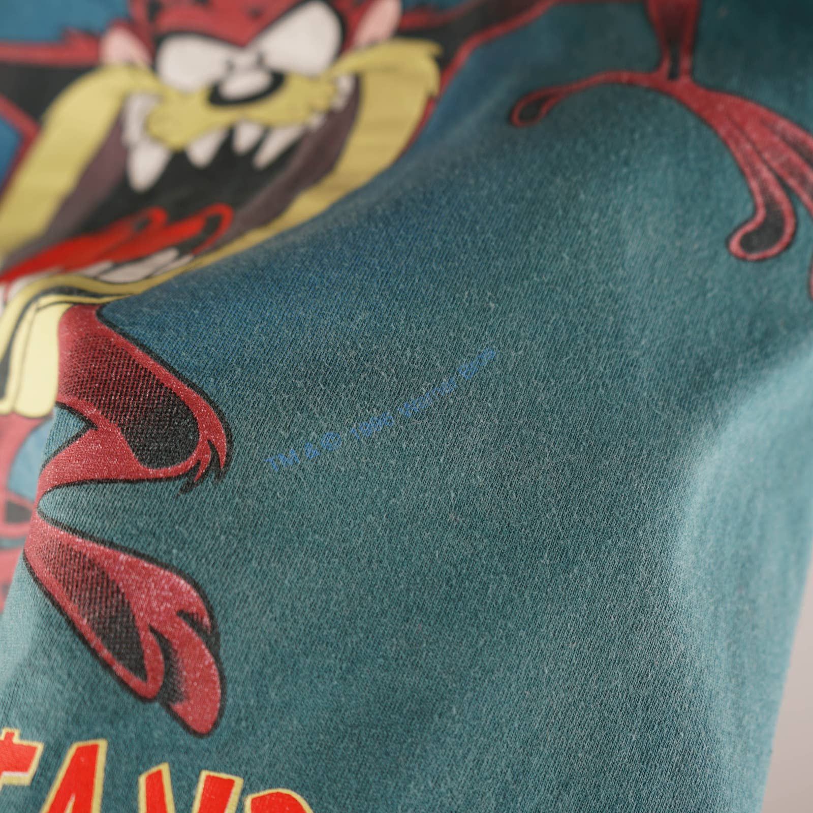Cartoon Network × Vintage × Warner Bros Vintage Tasmanian Devil T-Shirt What Part Of No?! Distressed Size US L / EU 52-54 / 3 - 4 Thumbnail