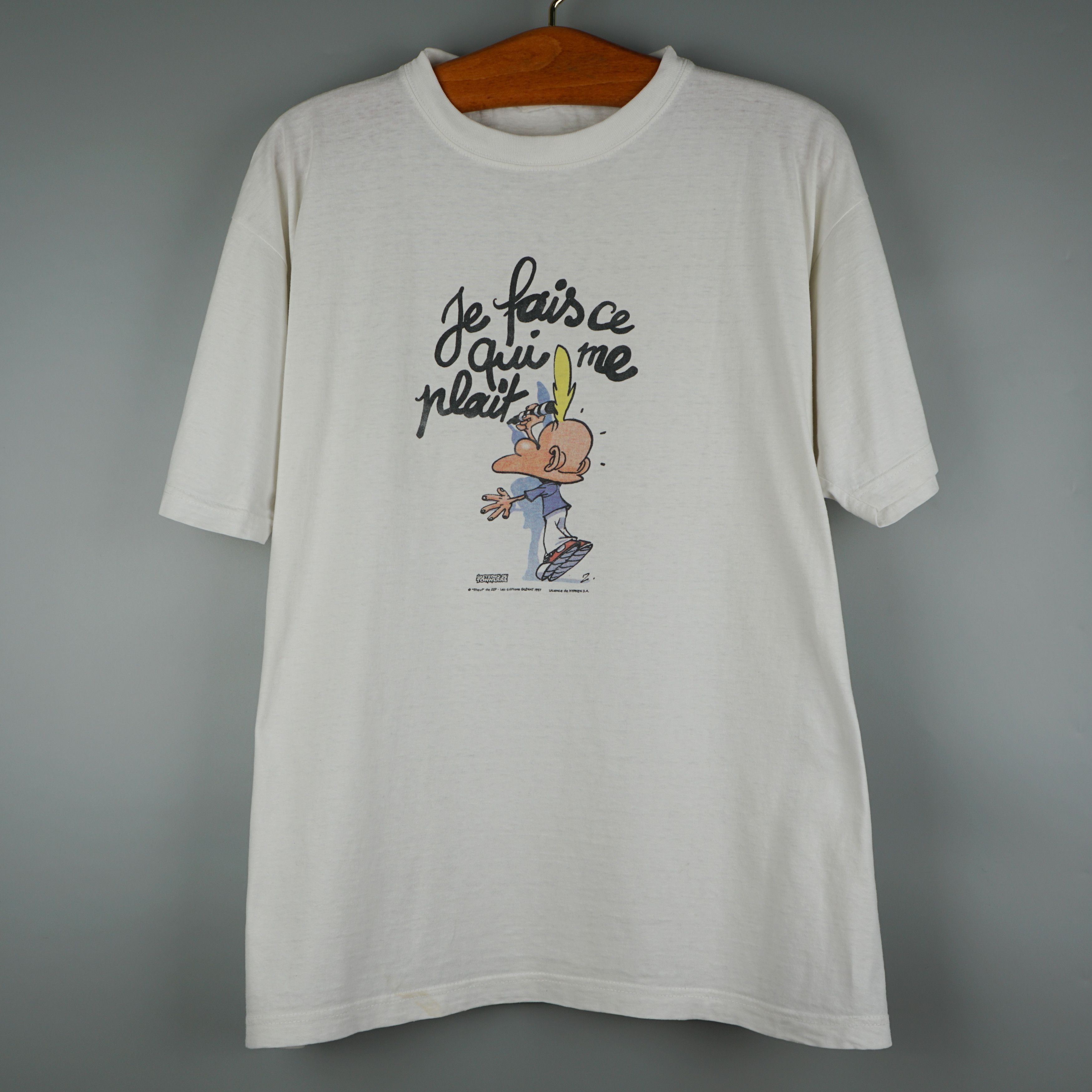 Cartoon Network × Vintage 1997 Titeuf Cartoon t-shirt Size US XL / EU 56 / 4 - 1 Thumbnail