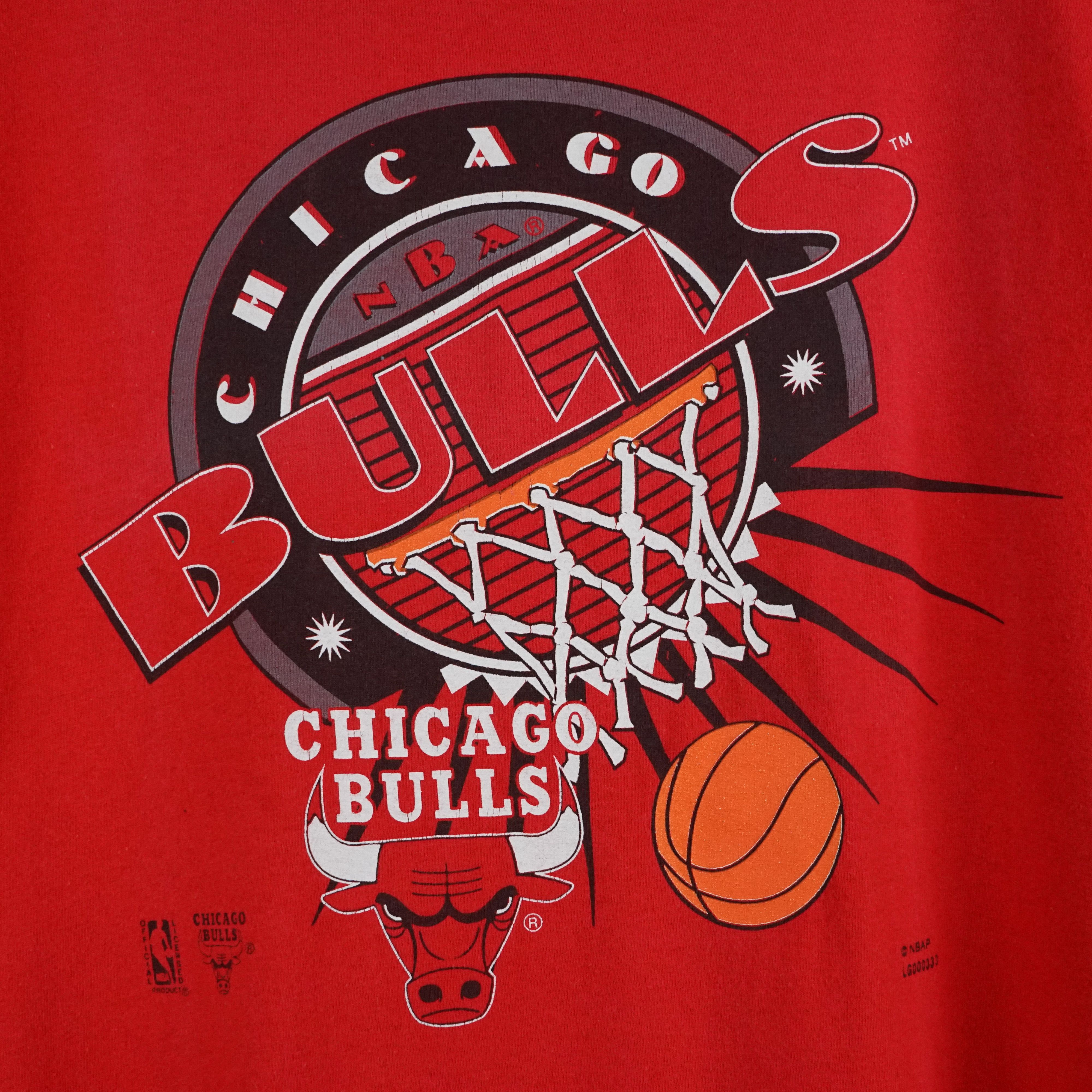 NBA × Vintage 1990s Chicago Bulls t-shirt Size US XL / EU 56 / 4 - 2 Thumbnail