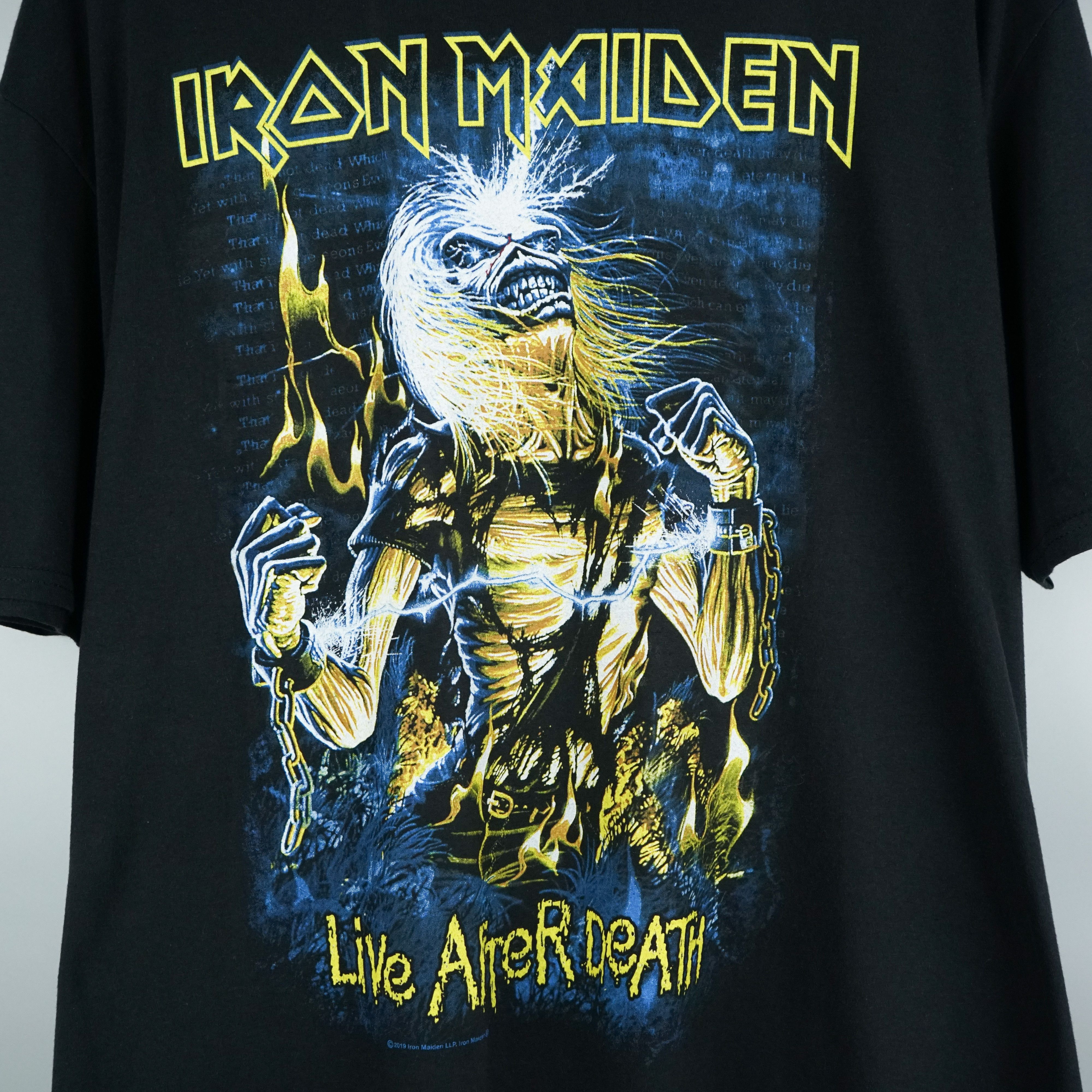 Band Tees × Vintage 2019 Iron Maiden t-shirt Size US XXL / EU 58 / 5 - 2 Thumbnail