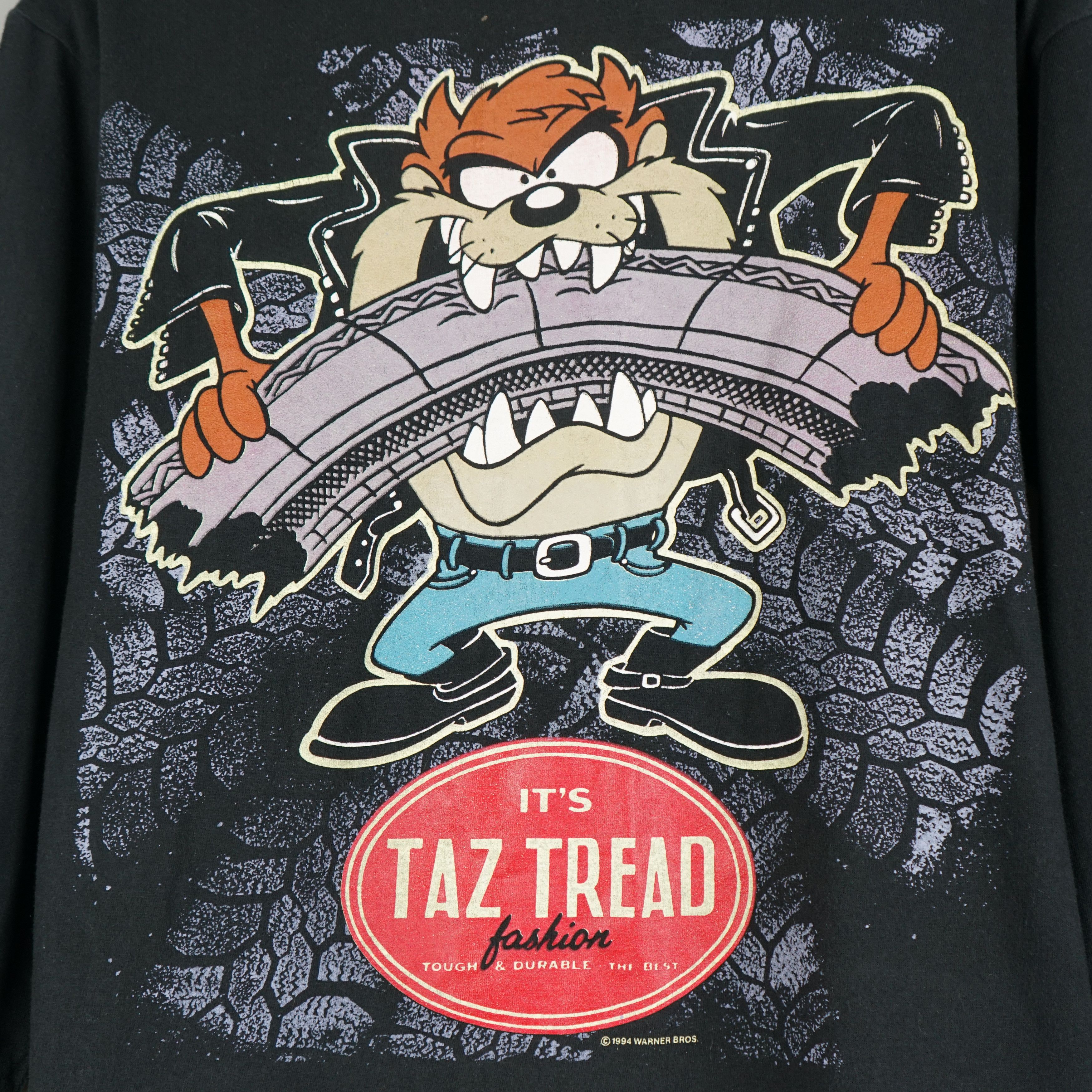 Cartoon Network × Vintage × Warner Bros 1994 TAZ Tasmanian Devil Turtle neck sweatshirt Size US L / EU 52-54 / 3 - 2 Thumbnail
